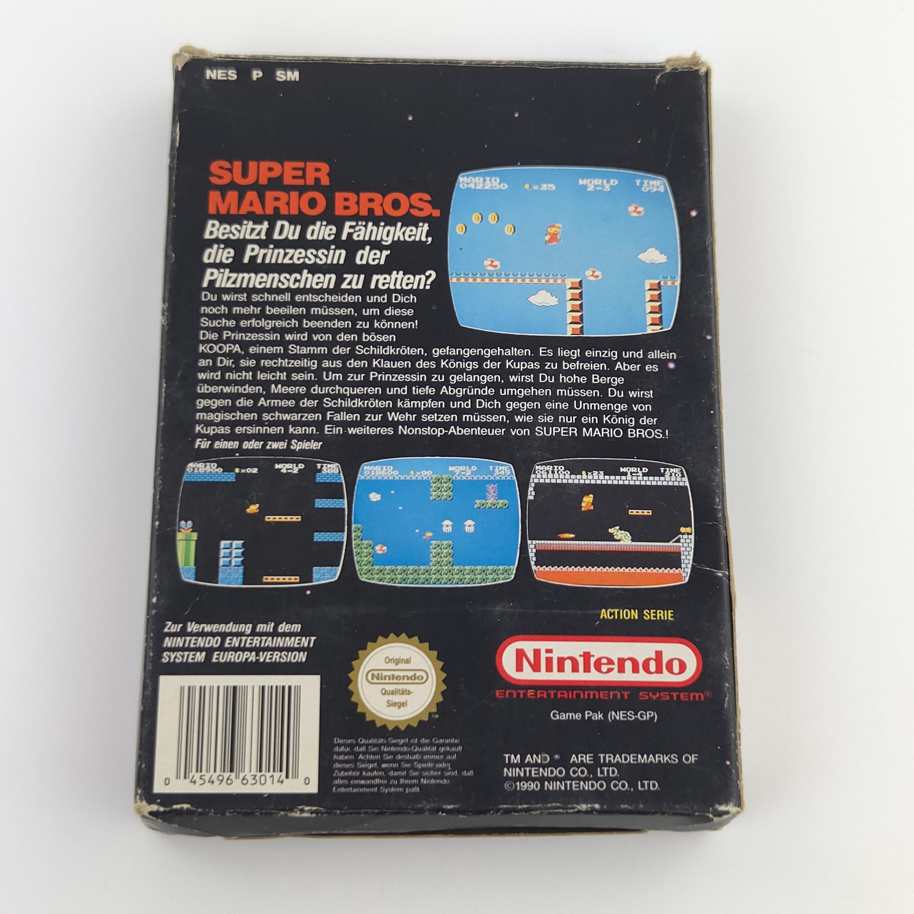 Nintendo NES Spiel Super Mario Bros. OVP Anleitung NOE