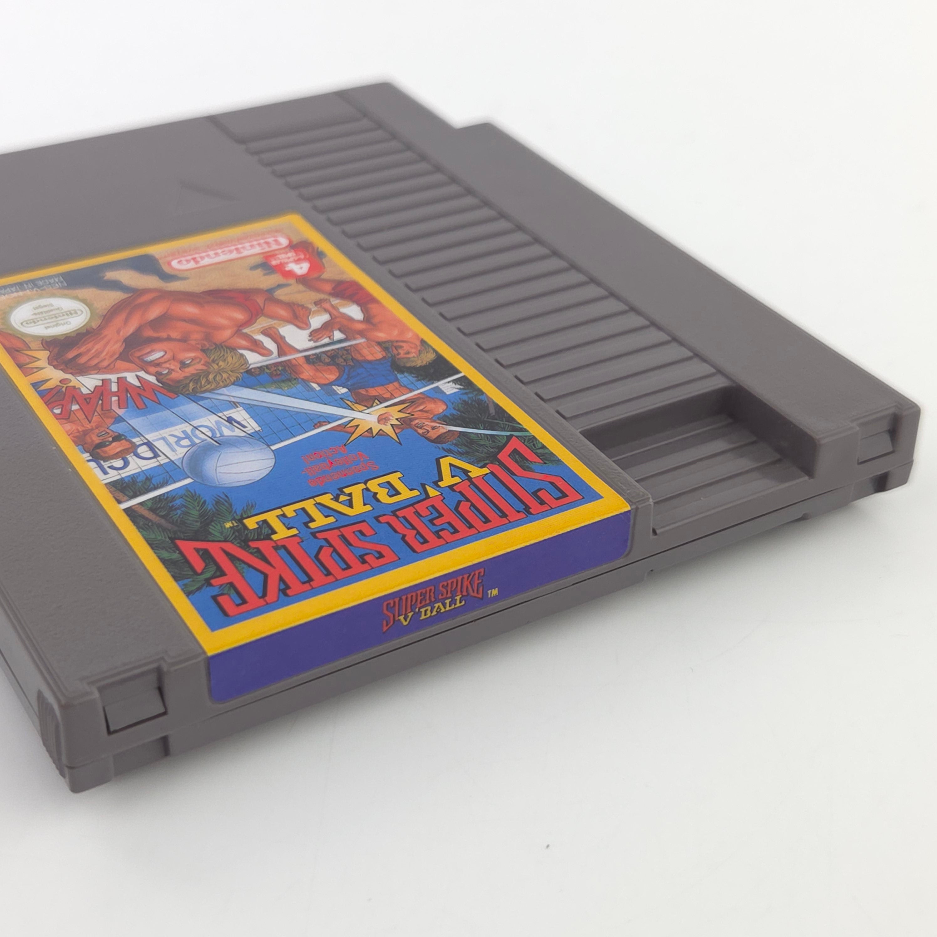Nintendo NES Spiel Super Spike V´Ball Modul Schutzhülle