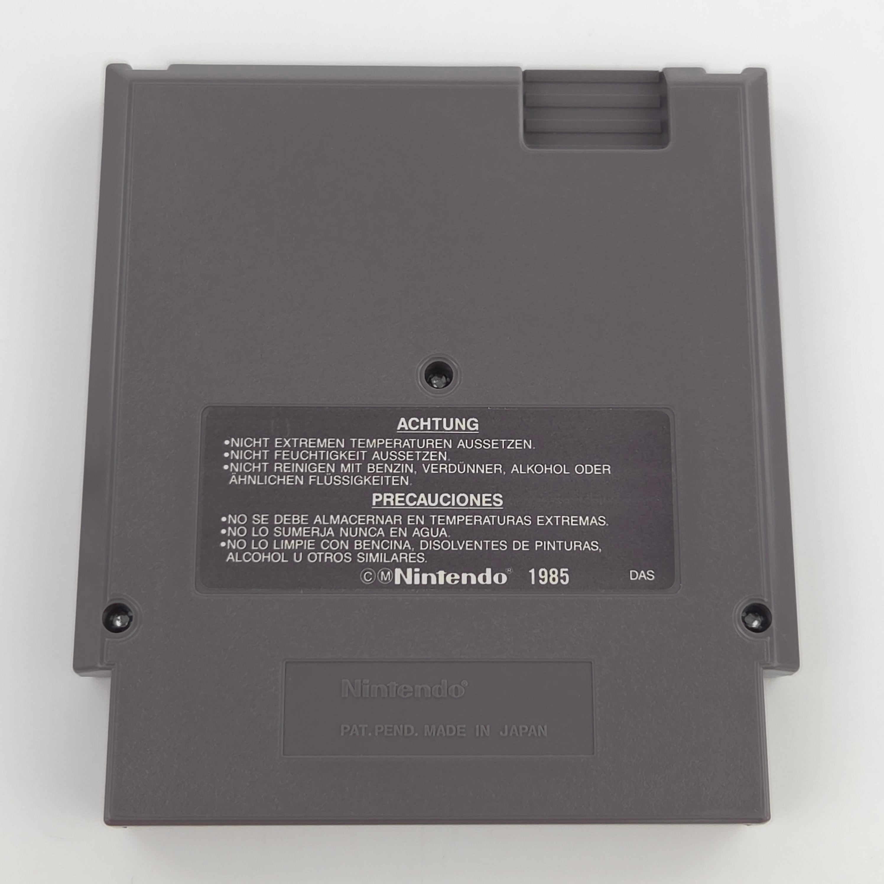 Nintendo NES Spiel Tecmo Cup Football Modul Schutzhülle