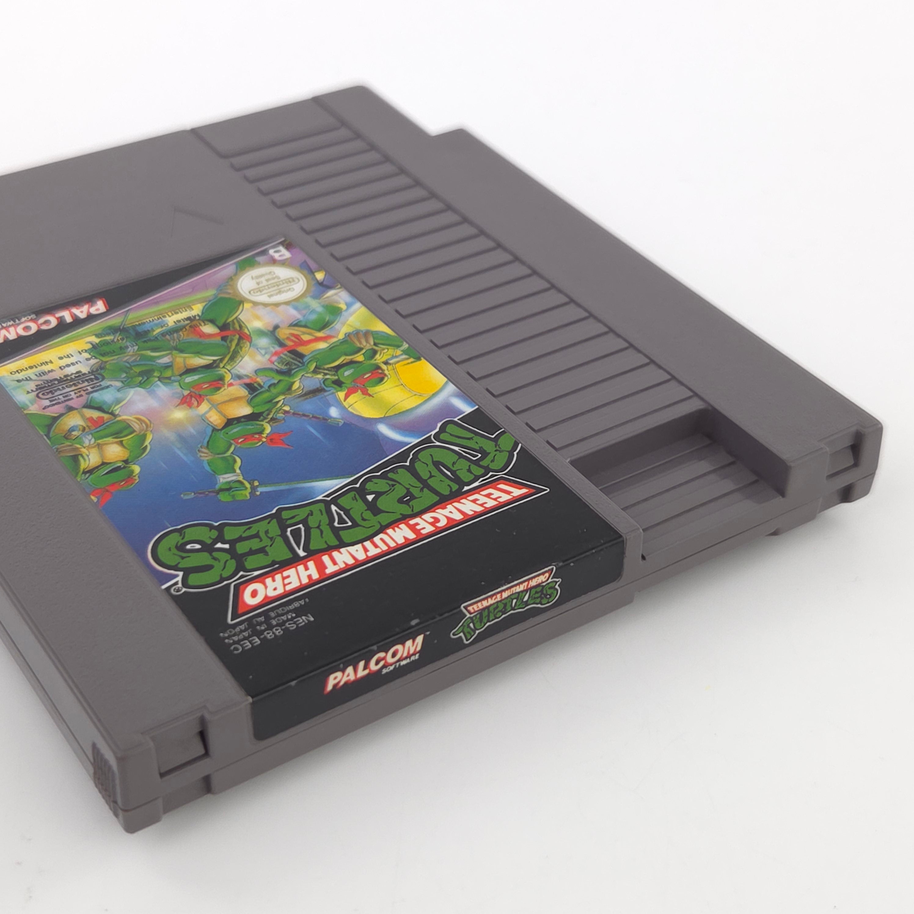 NES Spiel Teenage Mutant Hero Turtles Modul Schuber PAL