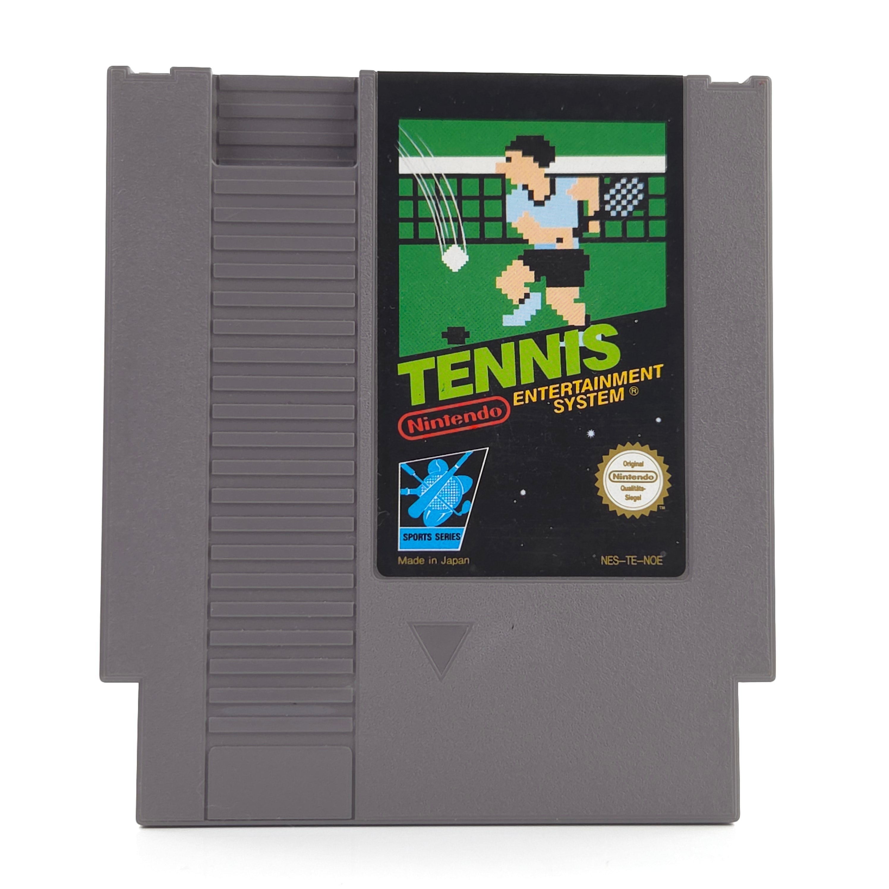 Nintendo NES Spiel Tennis Modul inkl Schutzhülle PAL NOE