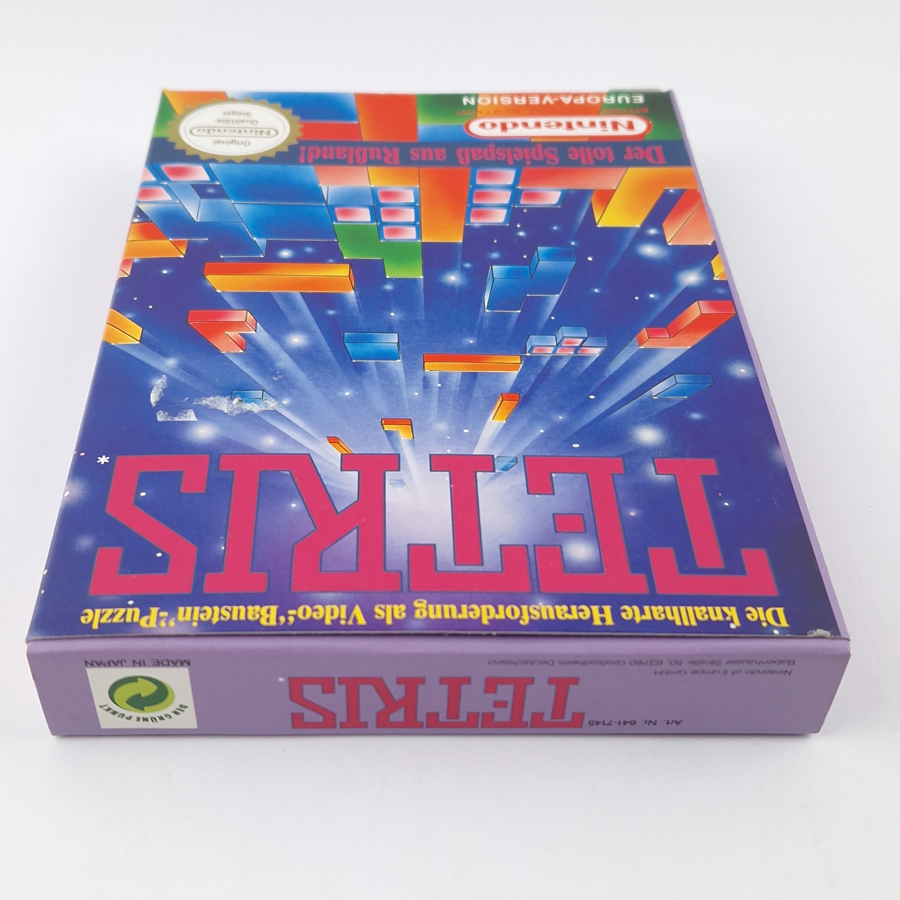 Nintendo NES Spiel – Tetris Modul Cartridge OVP PAL CIB