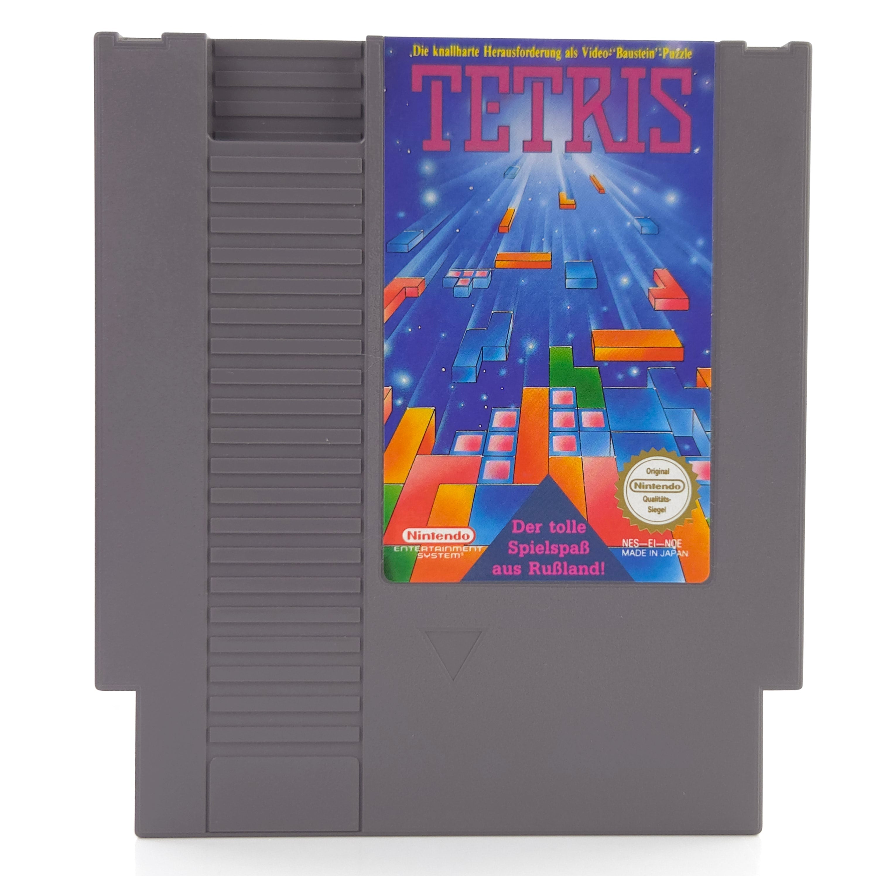 NES Spiel Tetris Modul Schutzhülle PAL NOE Klassiker