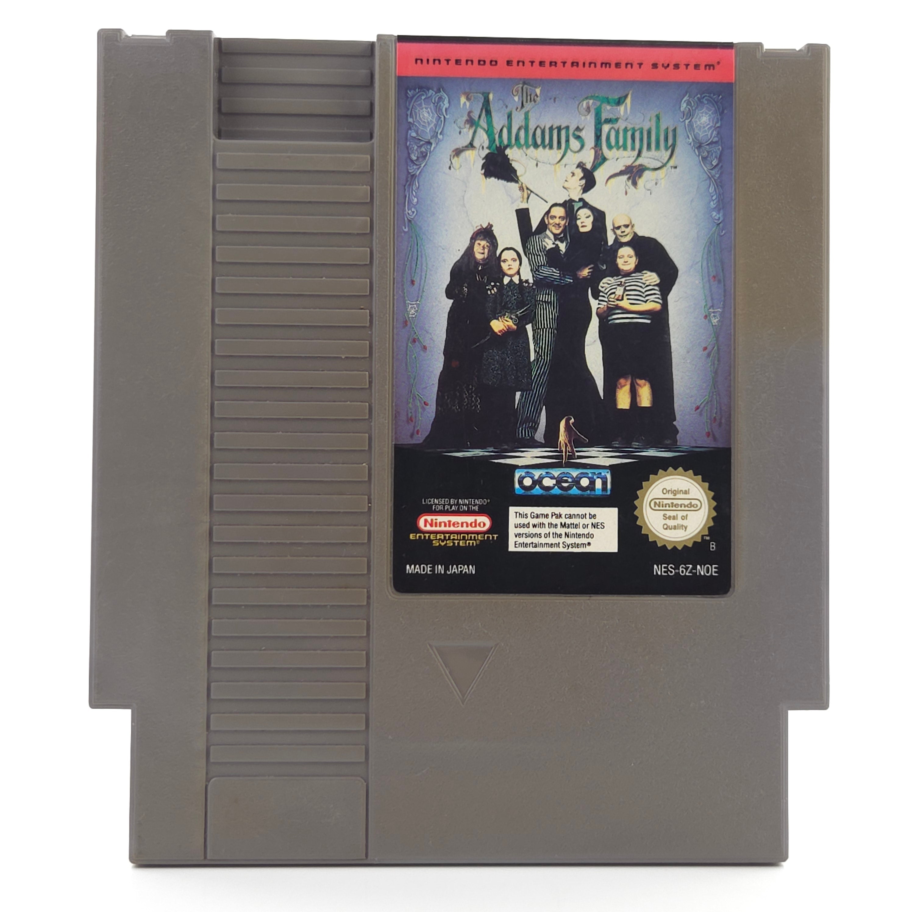 NES Spiel The Addams Family Modul Schutzhülle PAL NOE
