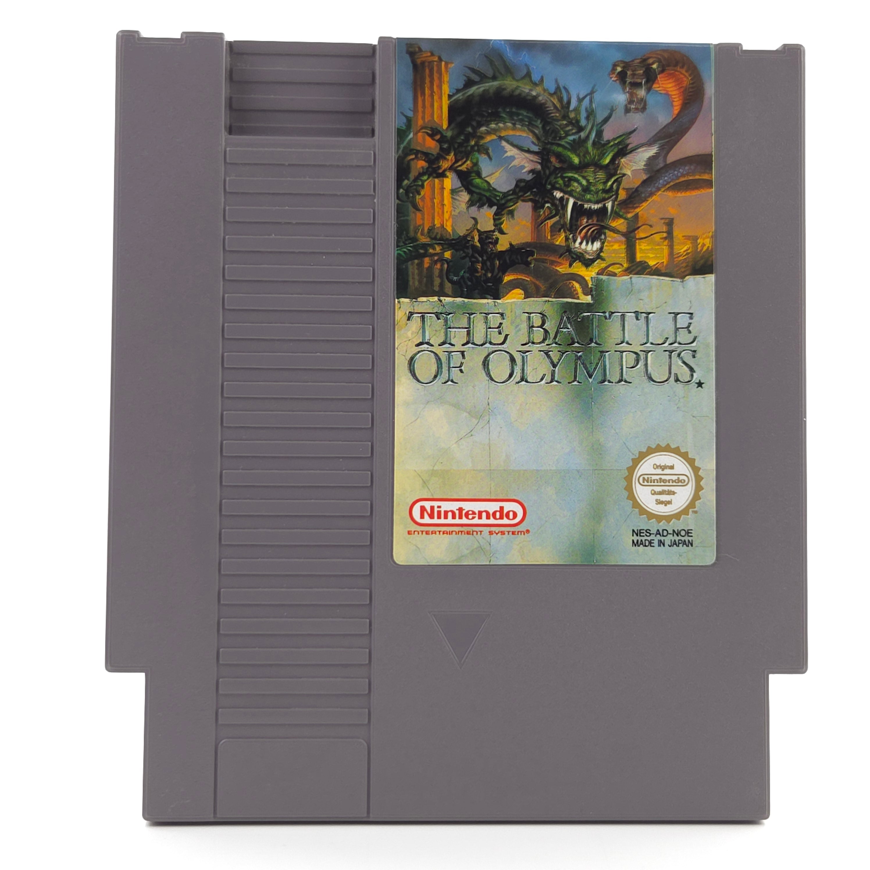 Nintendo NES Spiel The Battle of Olympus Modul Hülle NOE