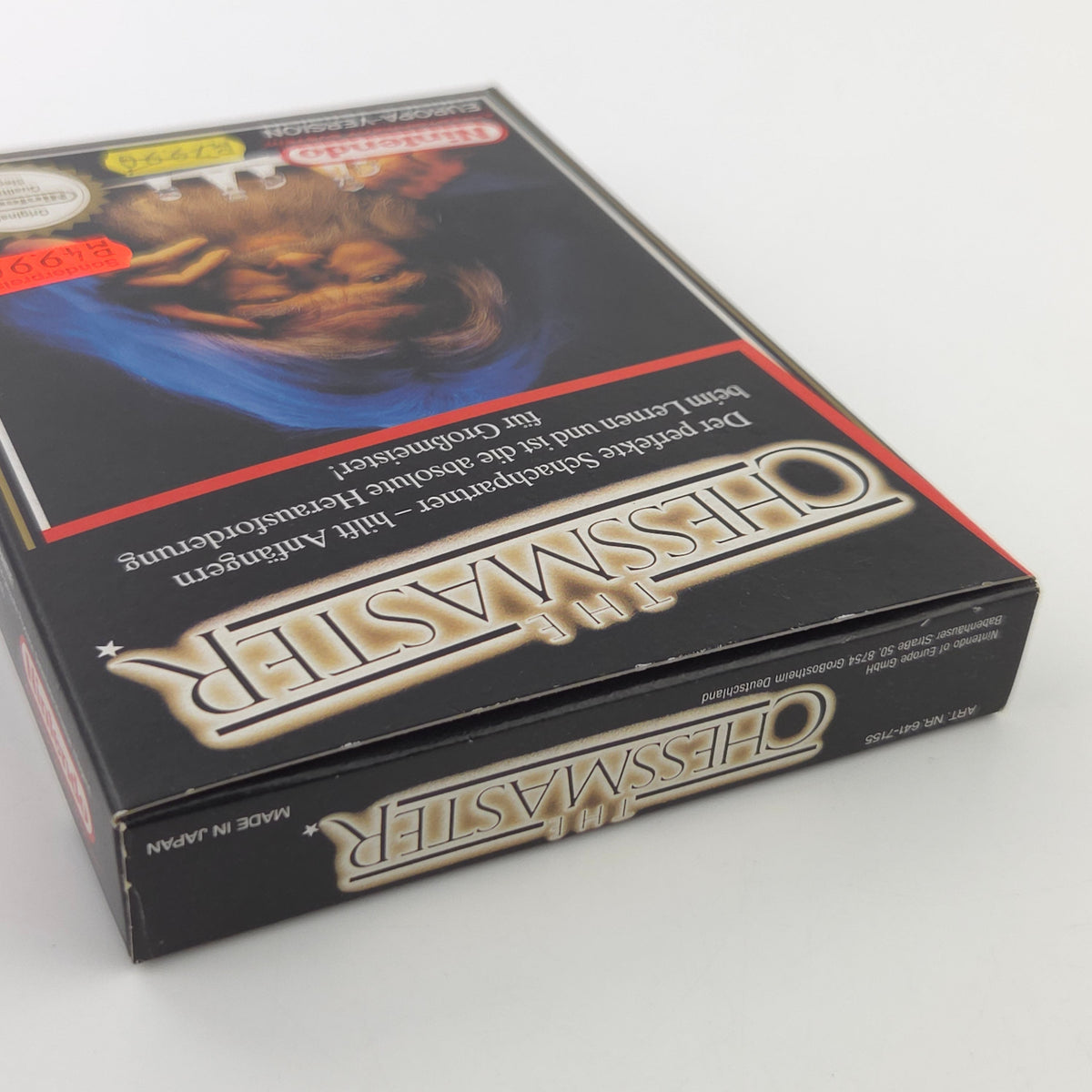 Nintendo NES Spiel The Chessmaster nahezu neuwertig CIB
