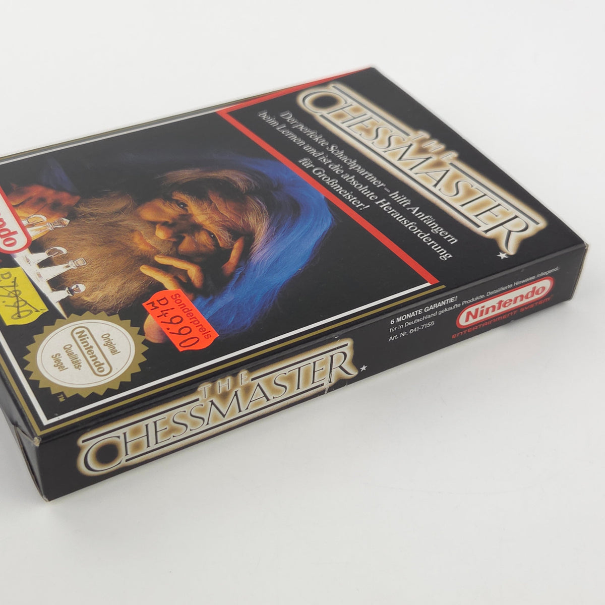 Nintendo NES Spiel The Chessmaster nahezu neuwertig CIB