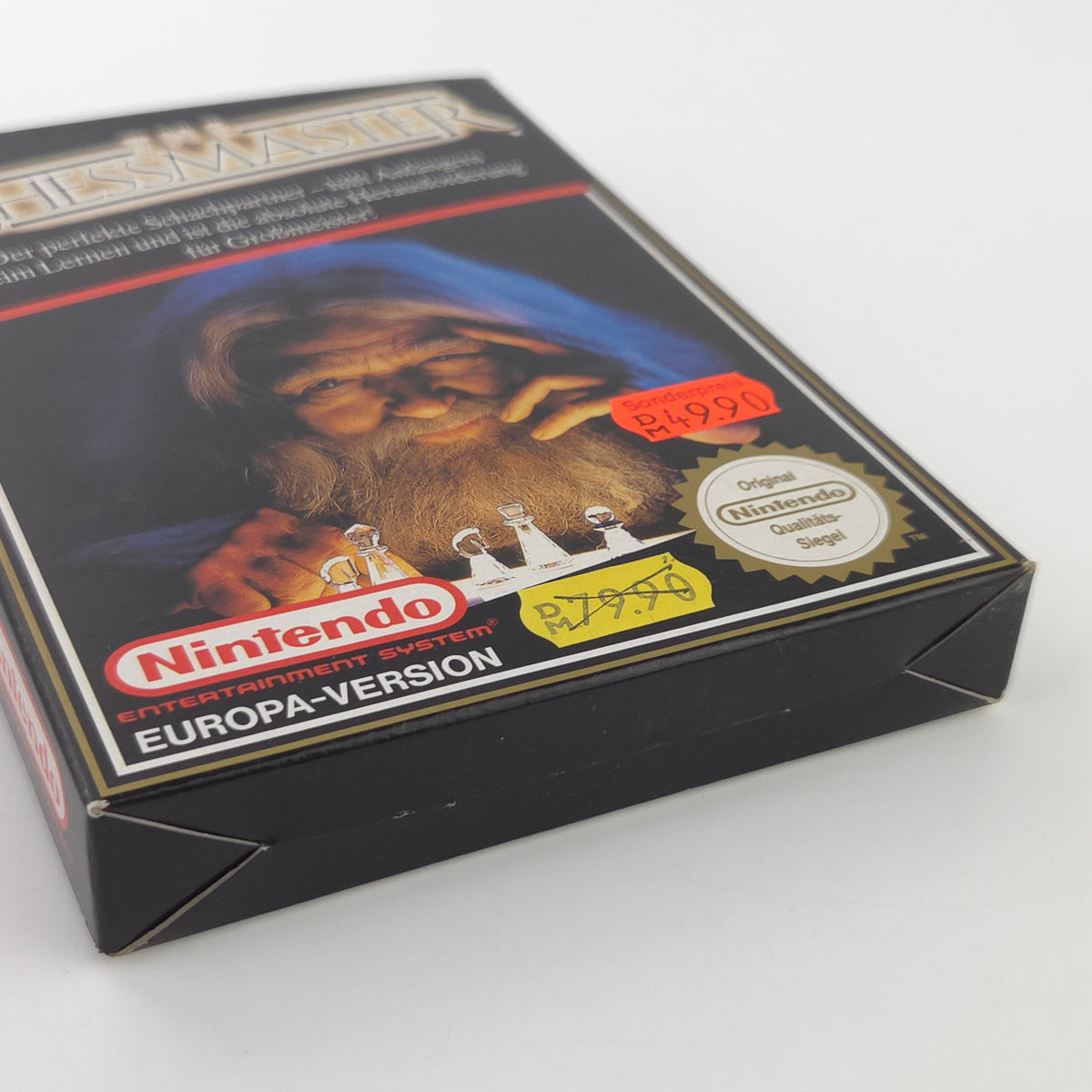Nintendo NES Spiel The Chessmaster nahezu neuwertig CIB