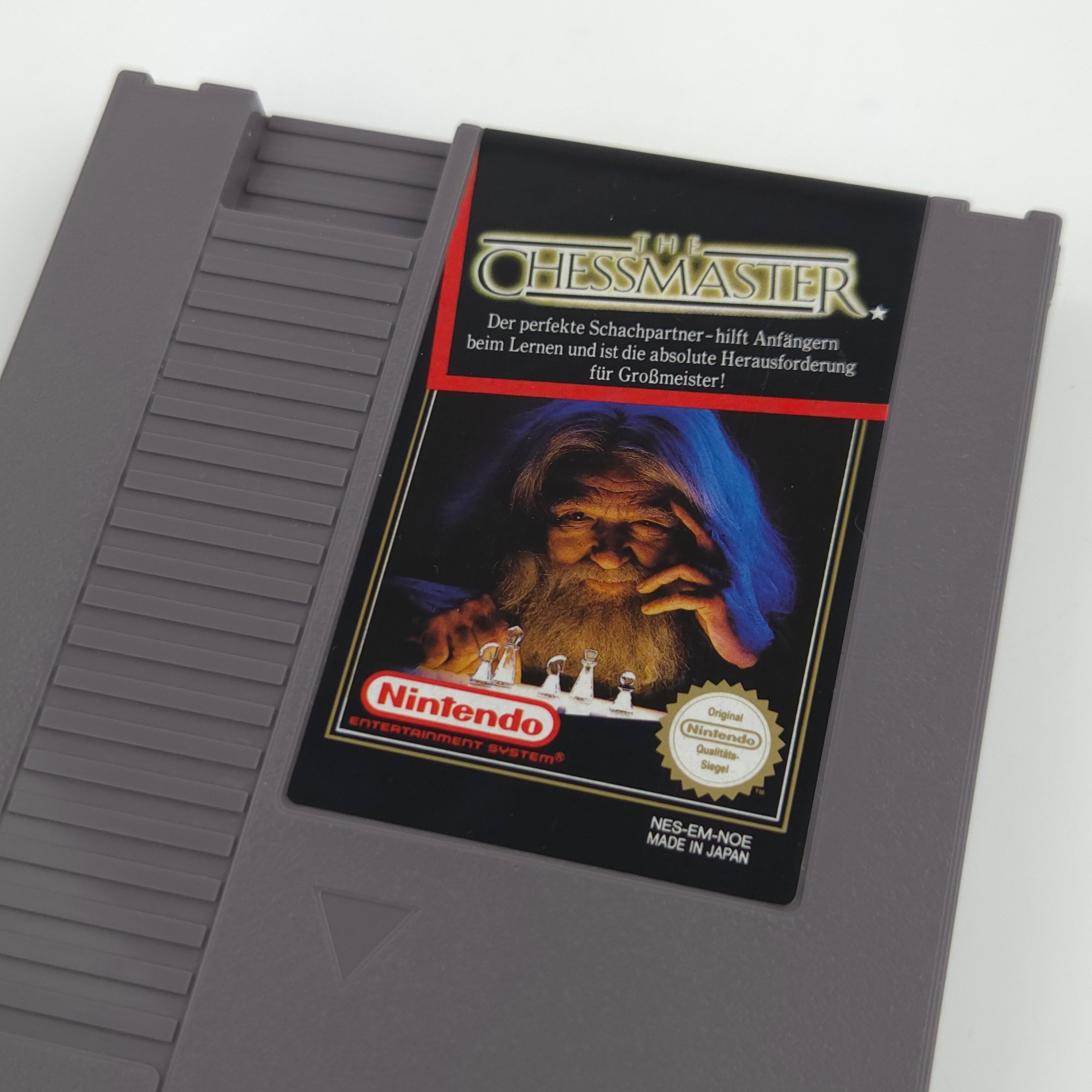 Nintendo NES Spiel The Chessmaster Modul Schutzhülle NOE