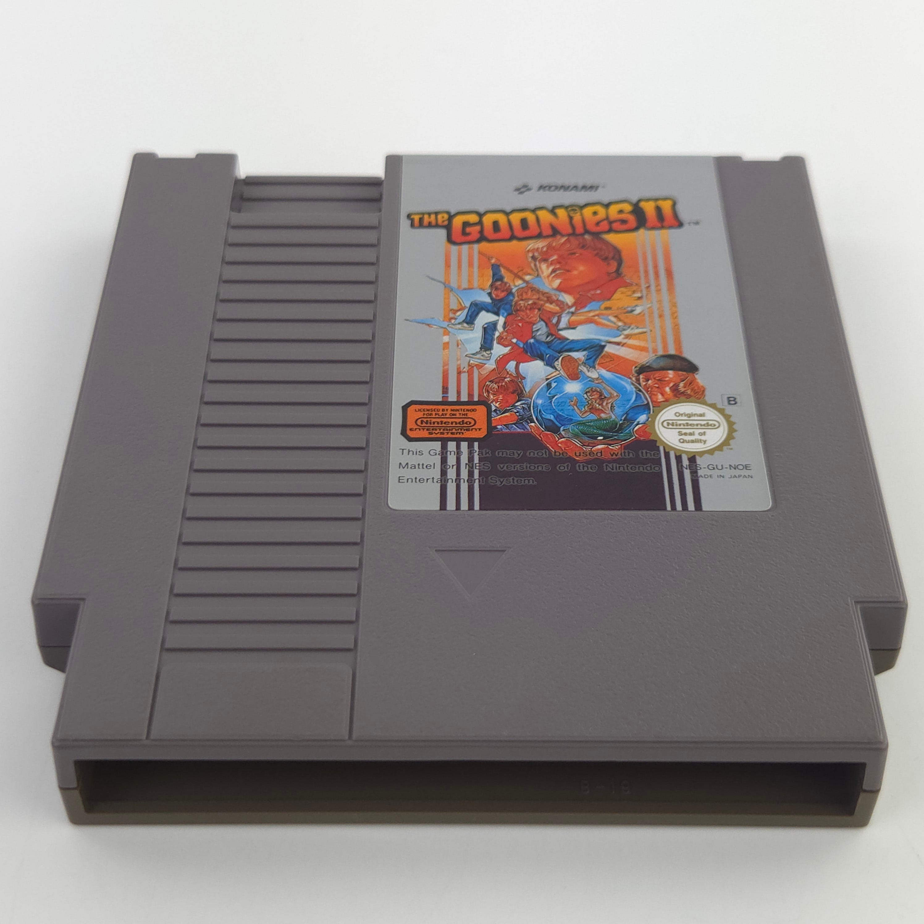 NES Spiel The Goonies II Modul Schutzhülle Konami NOE