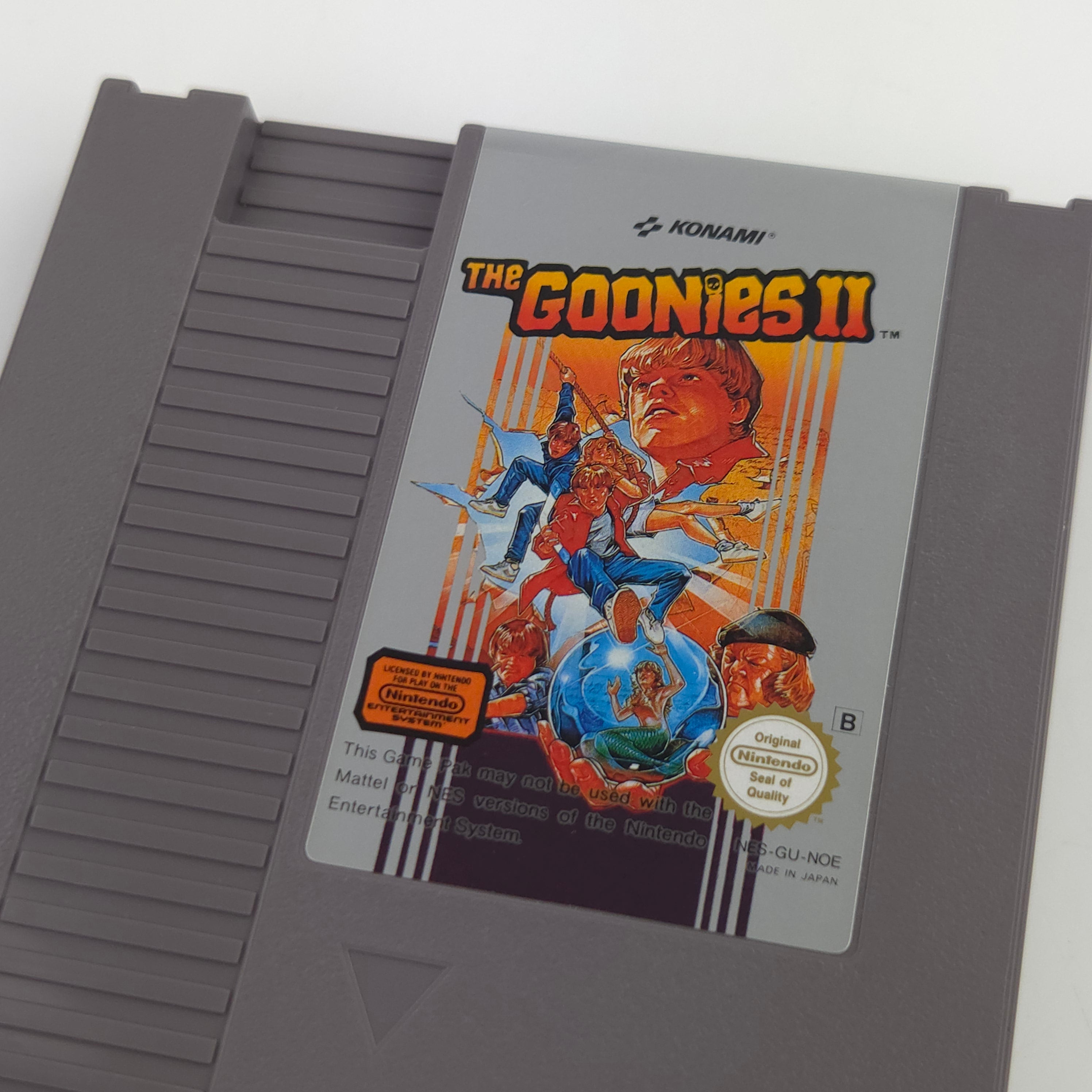 NES Spiel The Goonies II Modul Schutzhülle Konami NOE