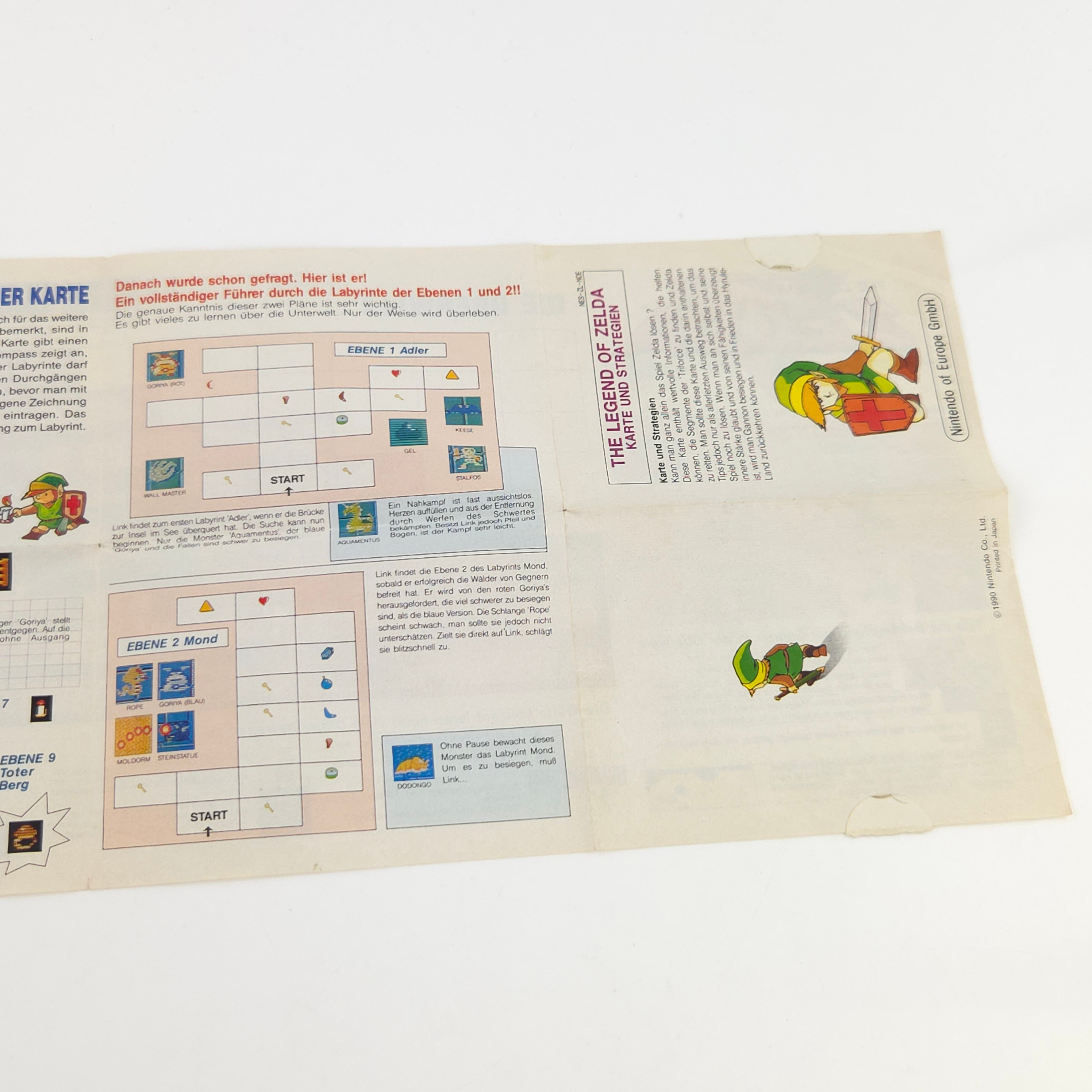 Nintendo NES Spiel The Legend of Zelda CIB NOE PAL-B