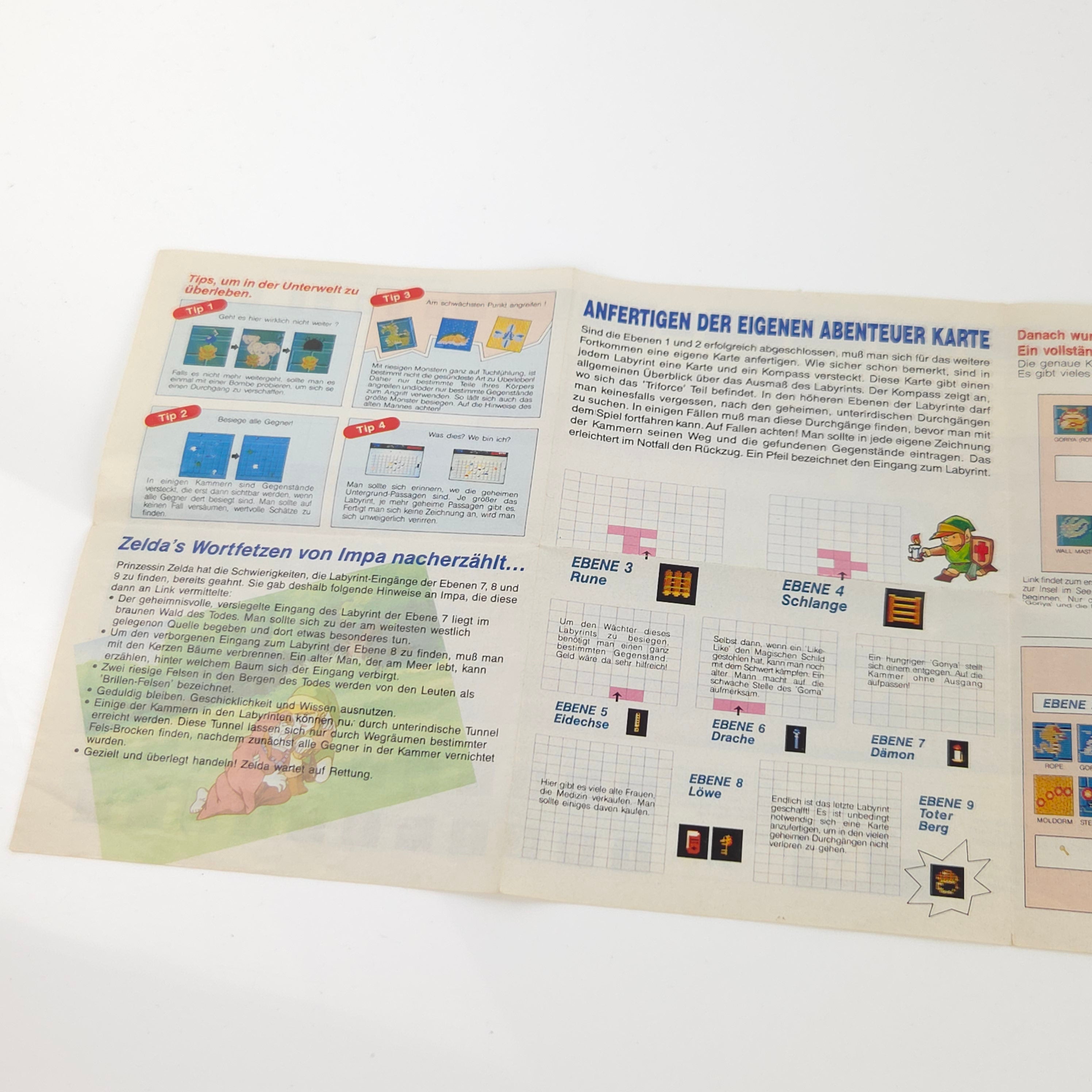 Nintendo NES Spiel The Legend of Zelda CIB NOE PAL-B