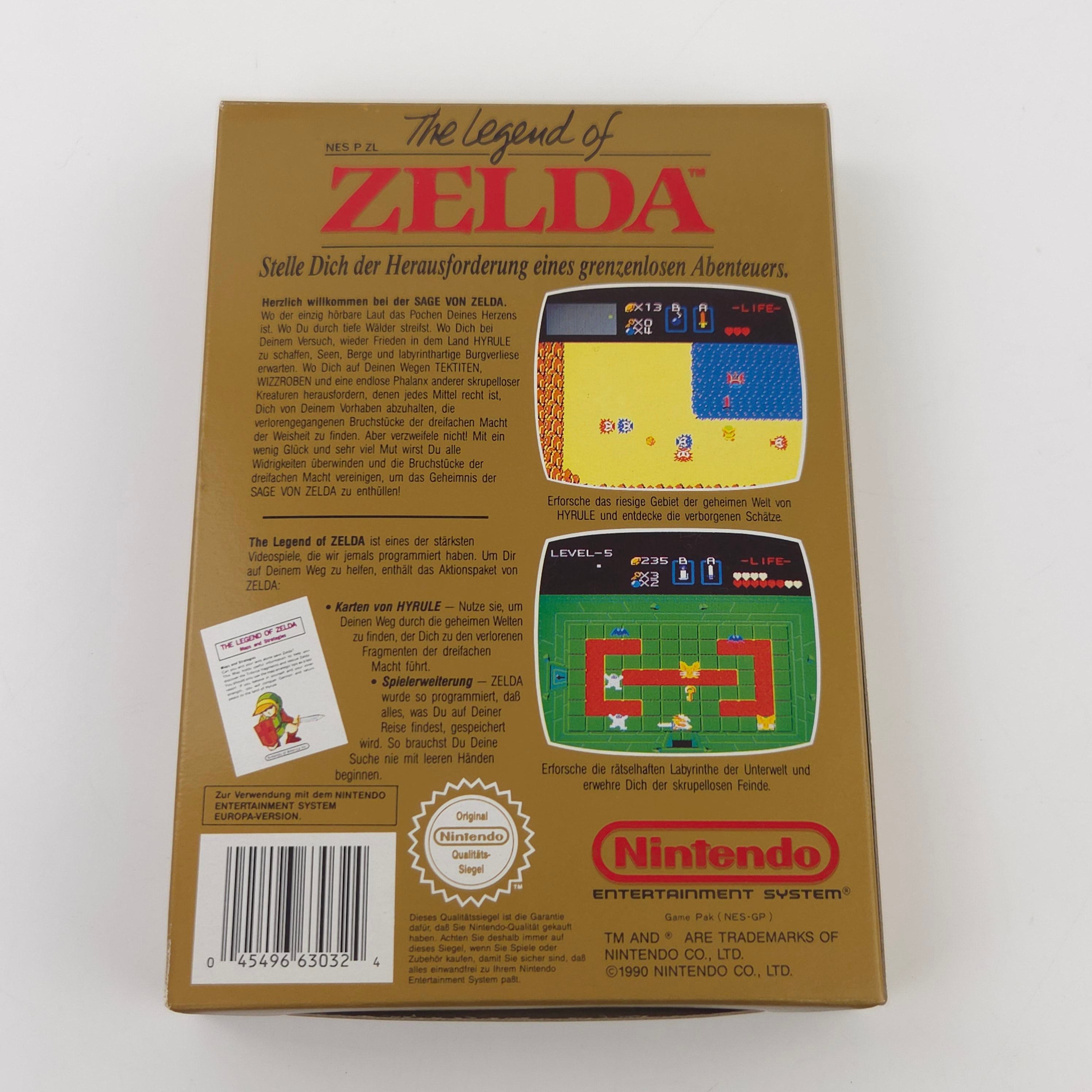 Nintendo NES Spiel – The Legend of Zelda (OVP PAL)