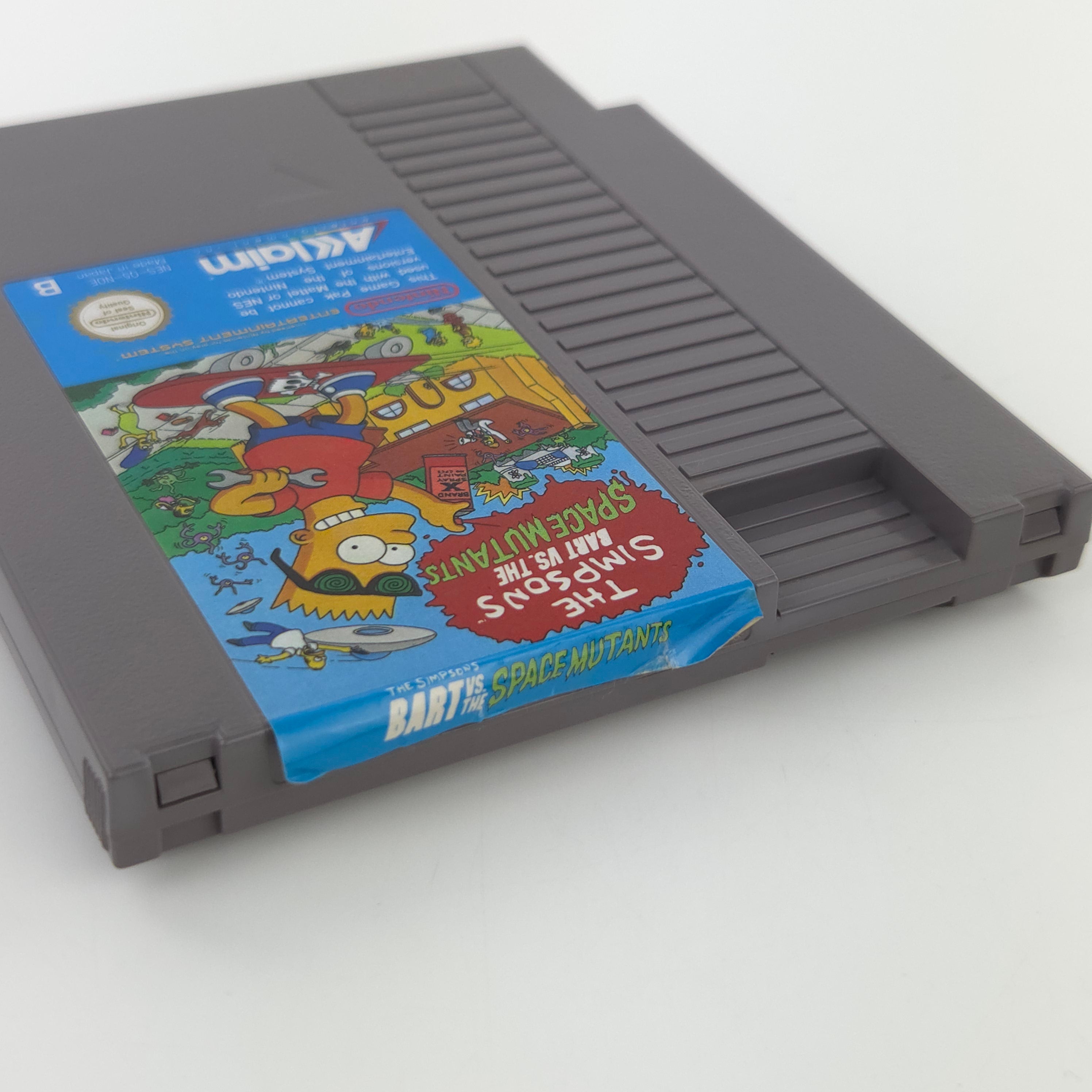 Nintendo NES Spiel Bart vs Space Mutants Modul PAL NOE