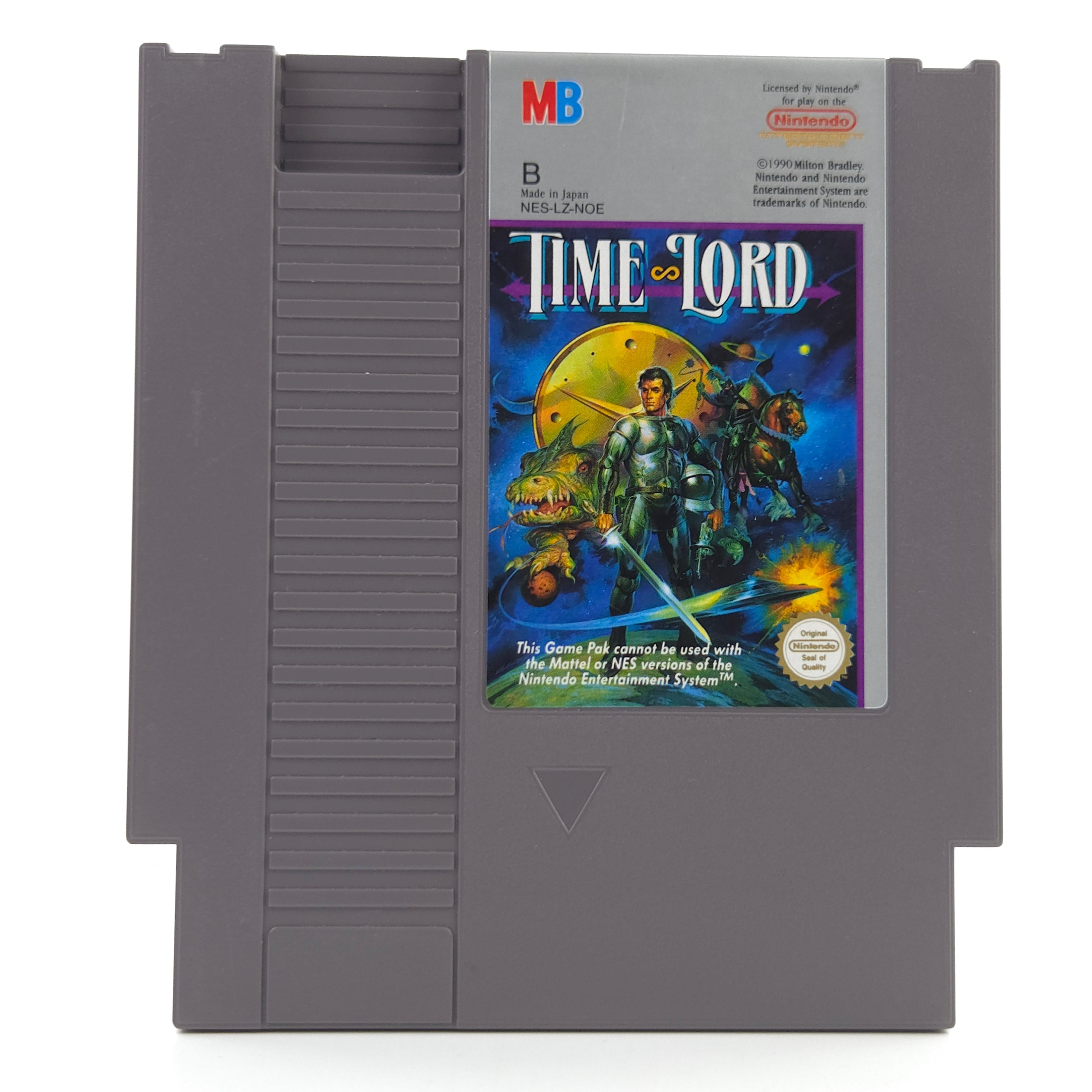 Nintendo NES Spiel Time Lord Modul Schutzhülle PAL NOE