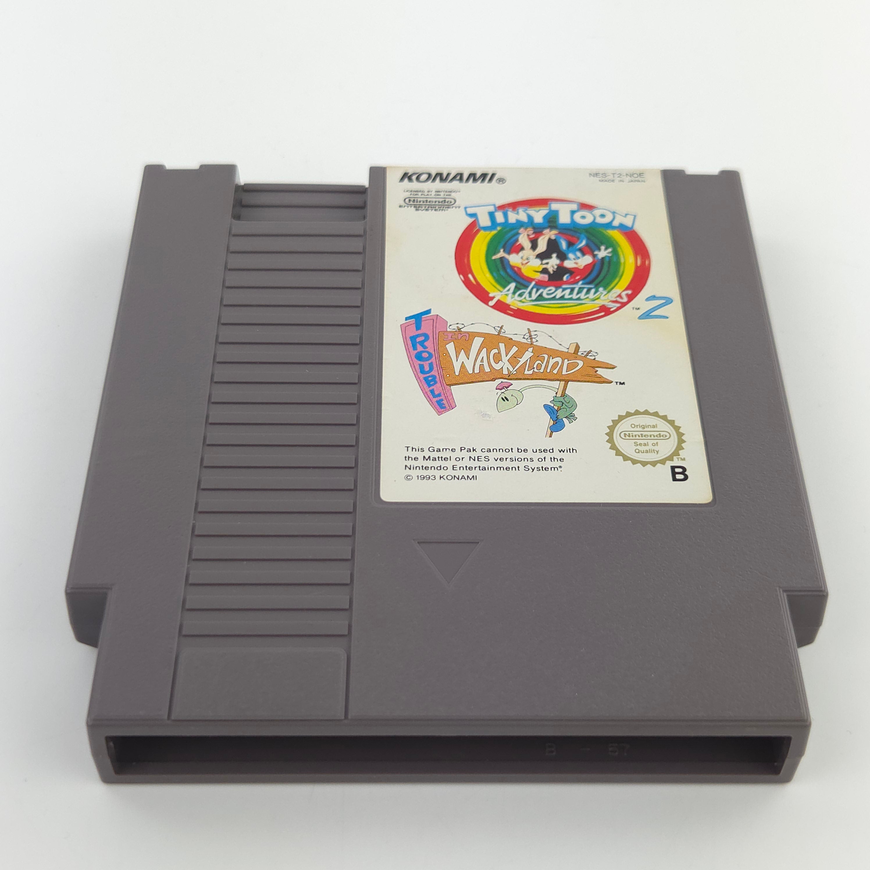 NES Spiel Tiny Toon Adventures 2 Modul Schutzhülle NOE