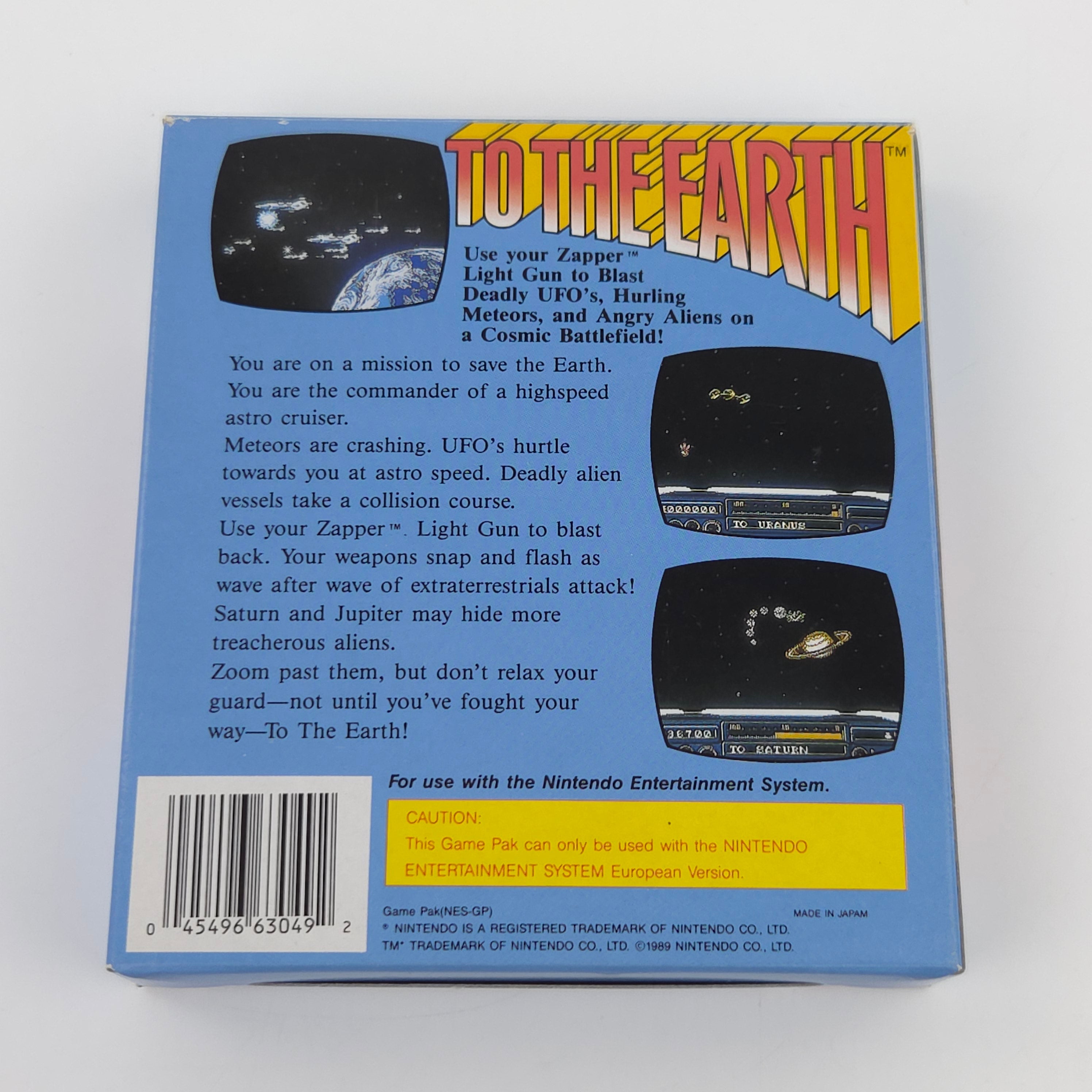 Nintendo NES Spiel – To The Earth (OVP PAL)