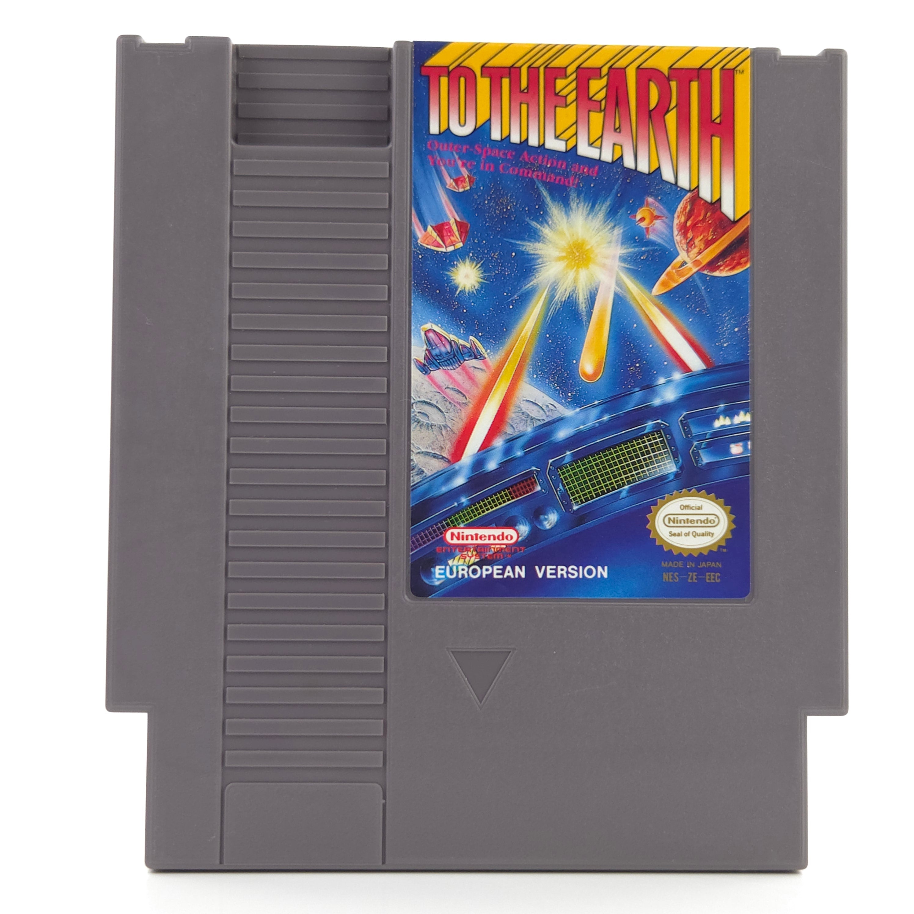 NES Spiel To The Earth Modul Schutzhülle PAL B EEC