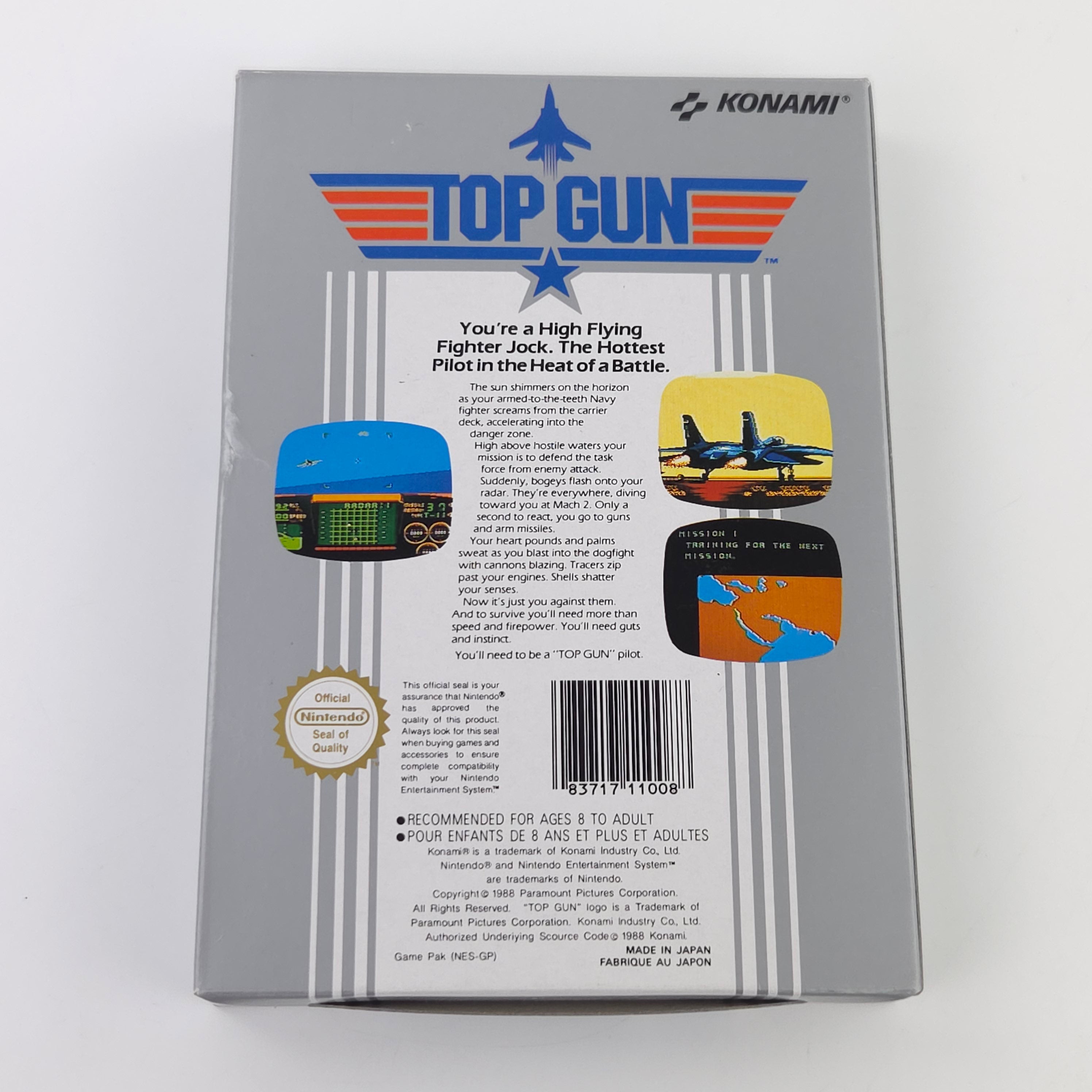 Nintendo NES Spiel – Top Gun (OVP CIB PAL-B)