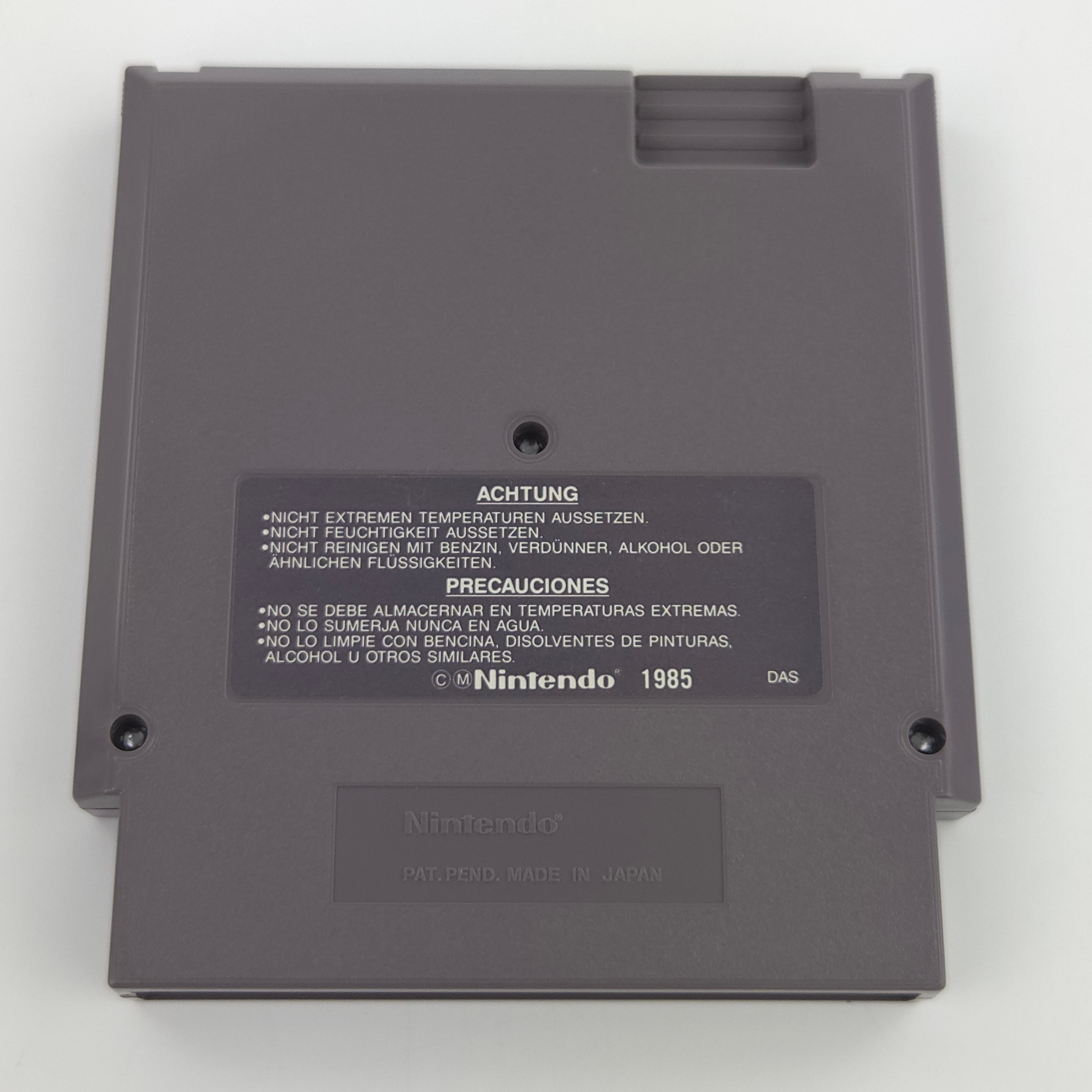 Nintendo NES Spiel Top Gun Second Mission Schutzhülle