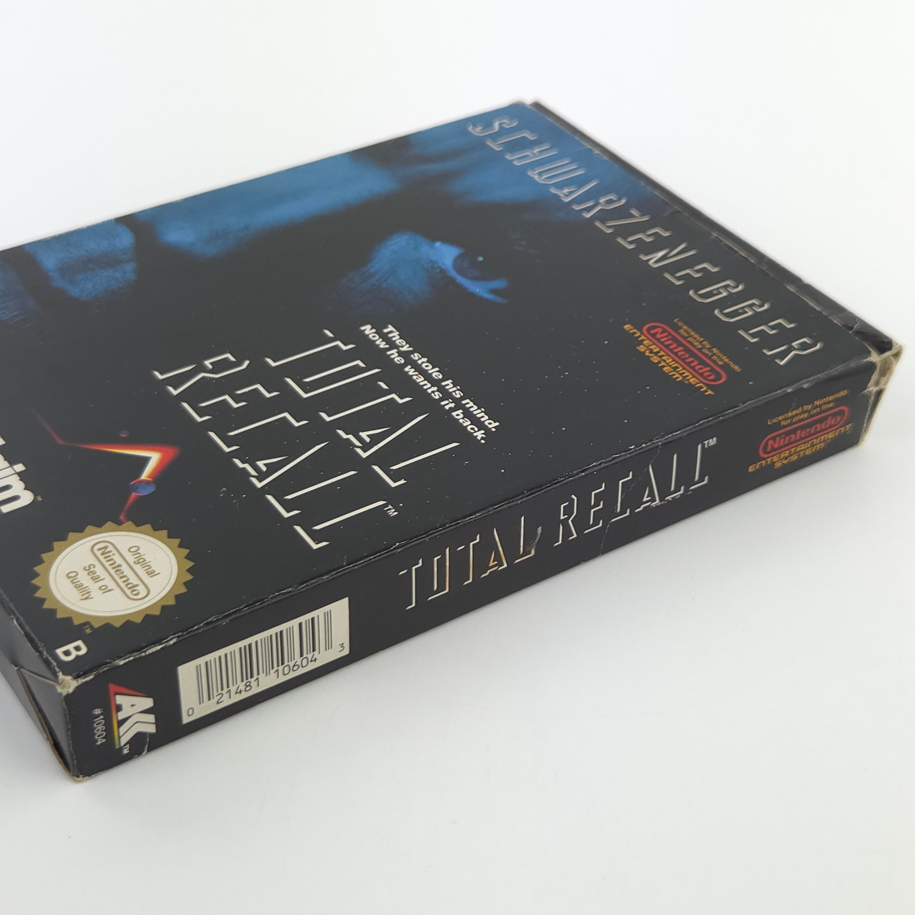 NES Spiel Total Recall Modul OVP Anleitung PAL B EEC