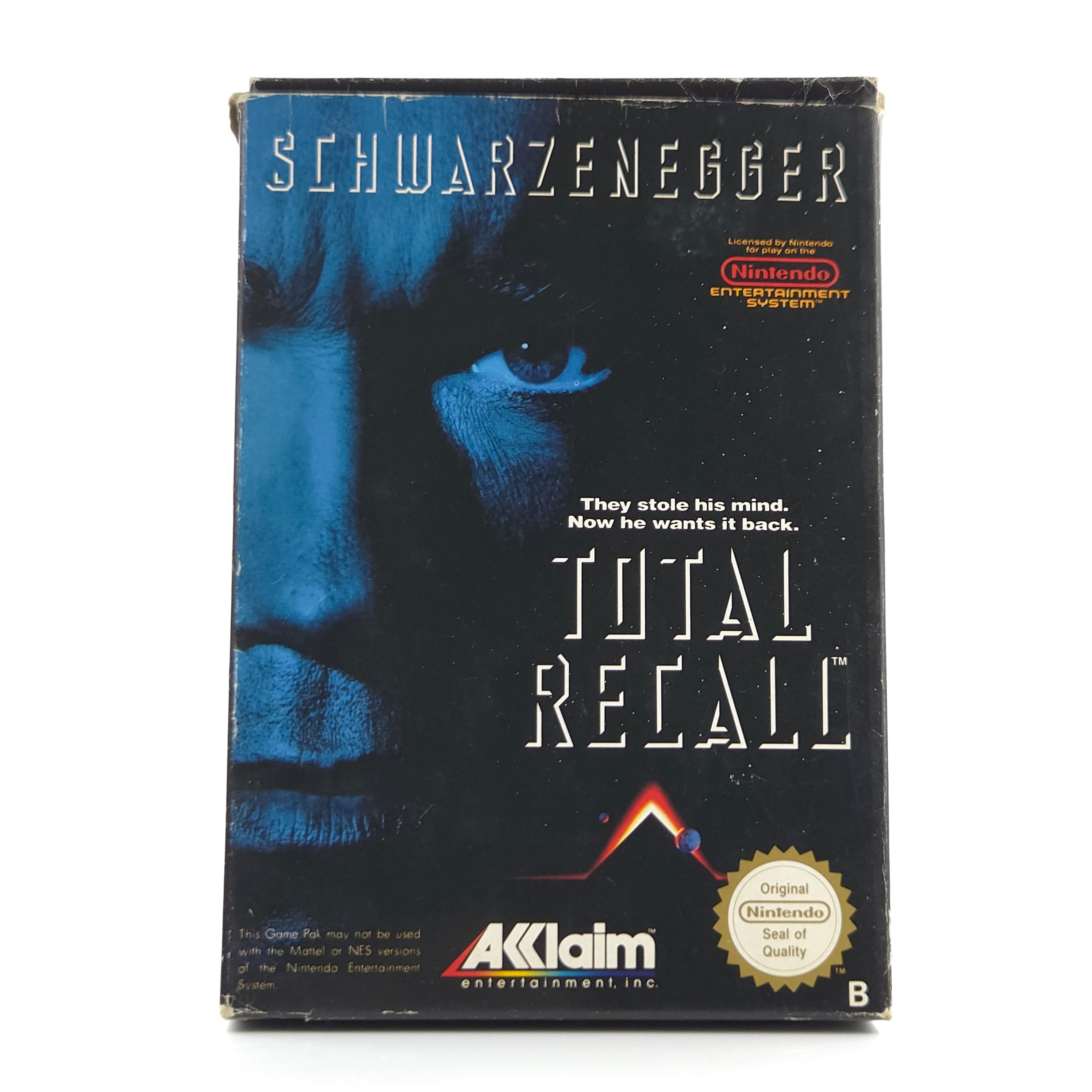 NES Spiel Total Recall Modul OVP Anleitung PAL B EEC