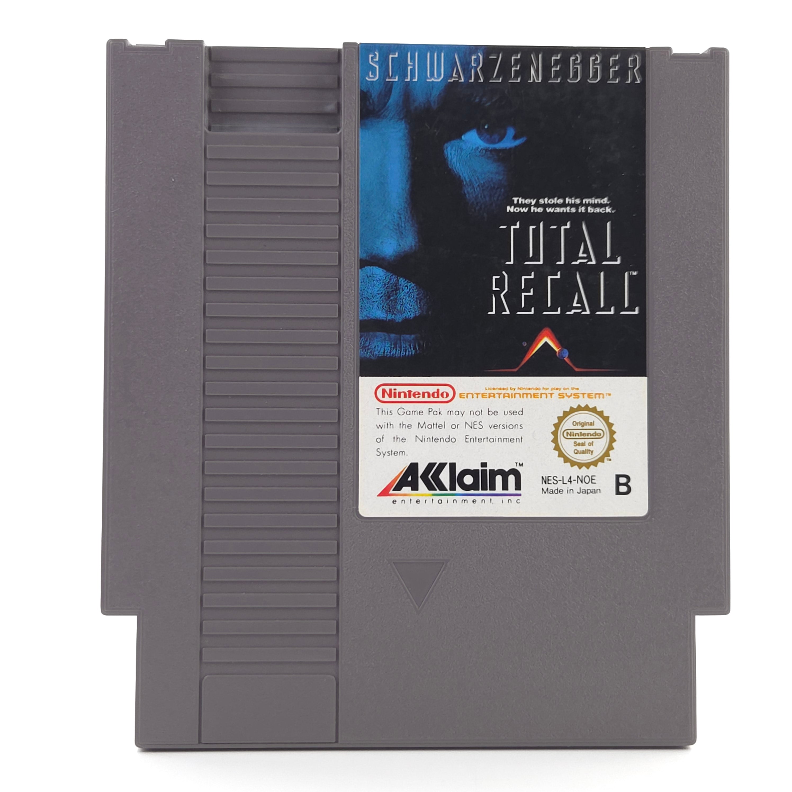 NES Spiel Total Recall Schwarzenegger Modul Schutzhülle