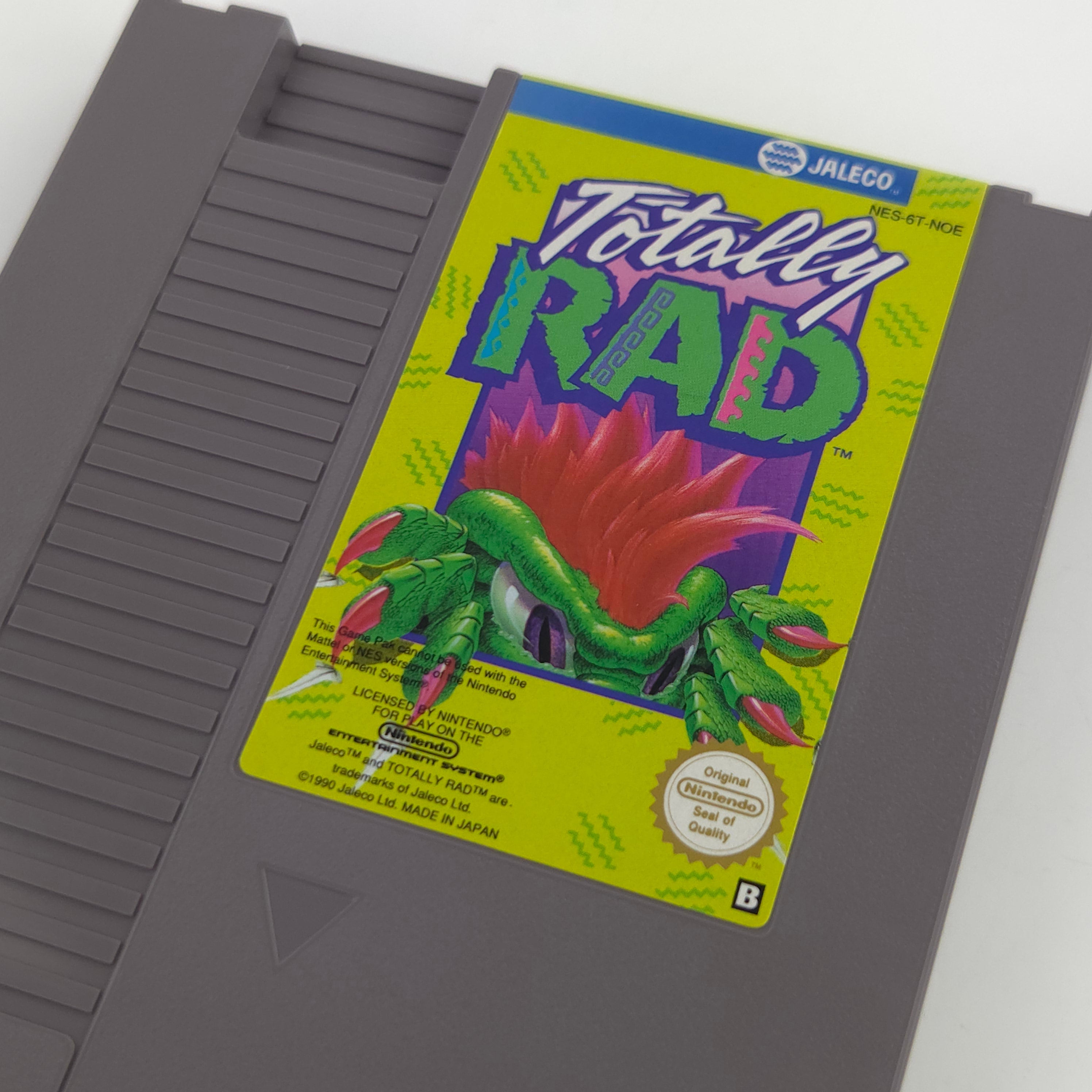Nintendo NES Spiel Totally Rad Modul Schutzhülle NOE