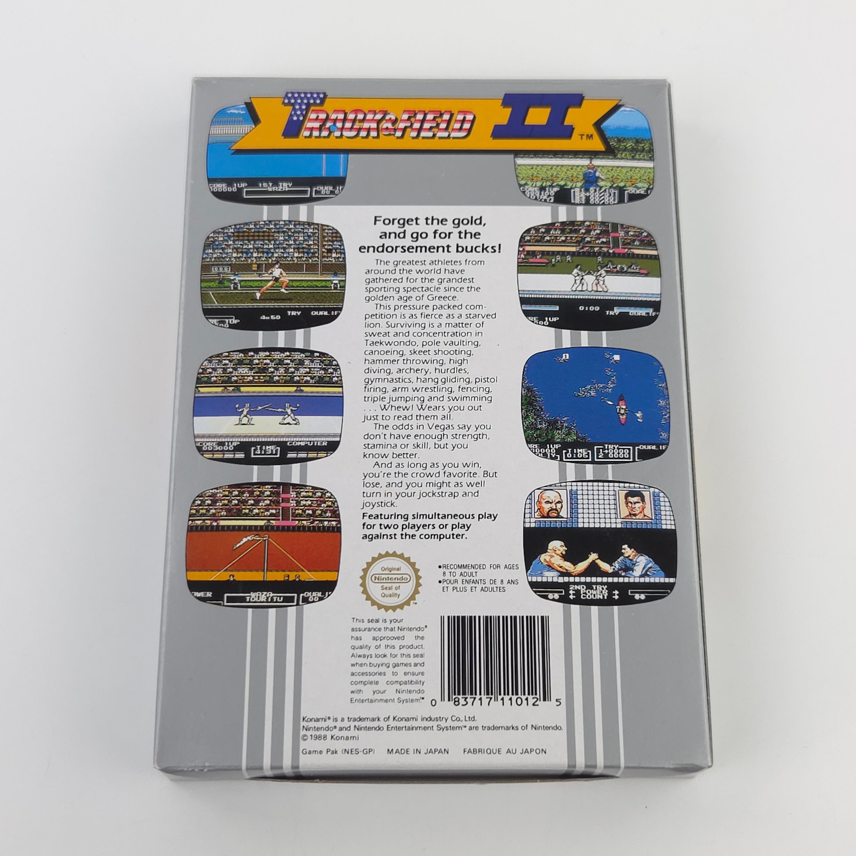 Nintendo NES Spiel – Track & Field II (OVP PAL)