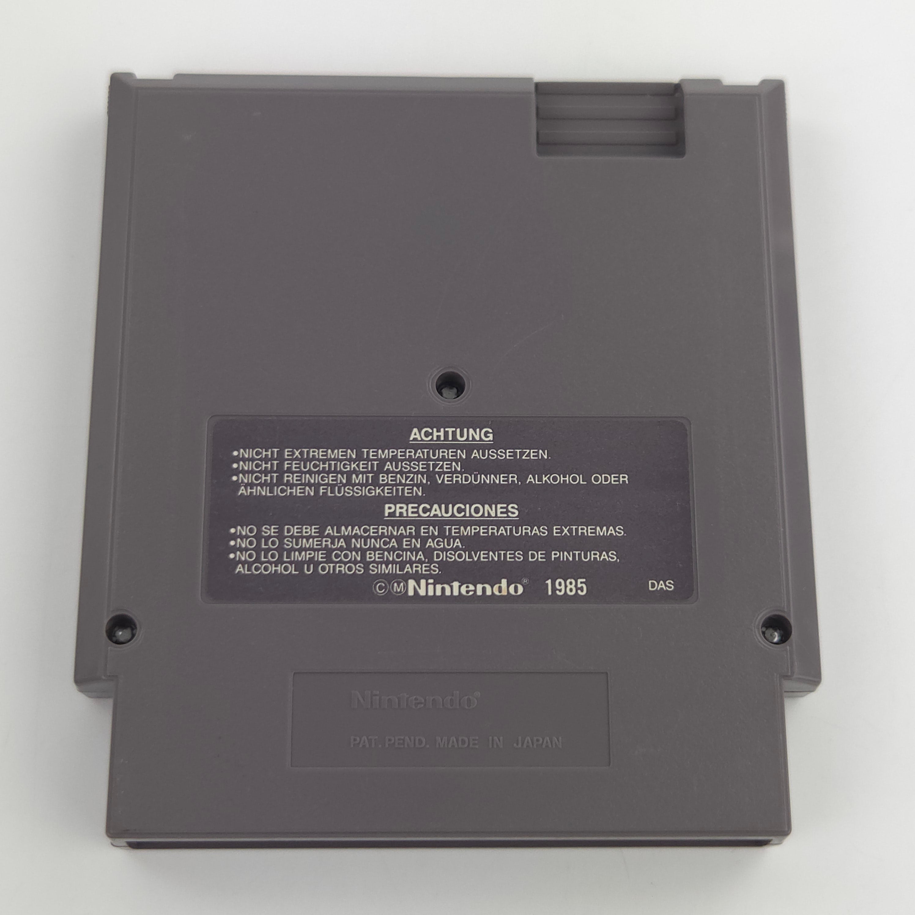 NES Spiel Track Field Barcelona Modul Schutzhülle PAL B