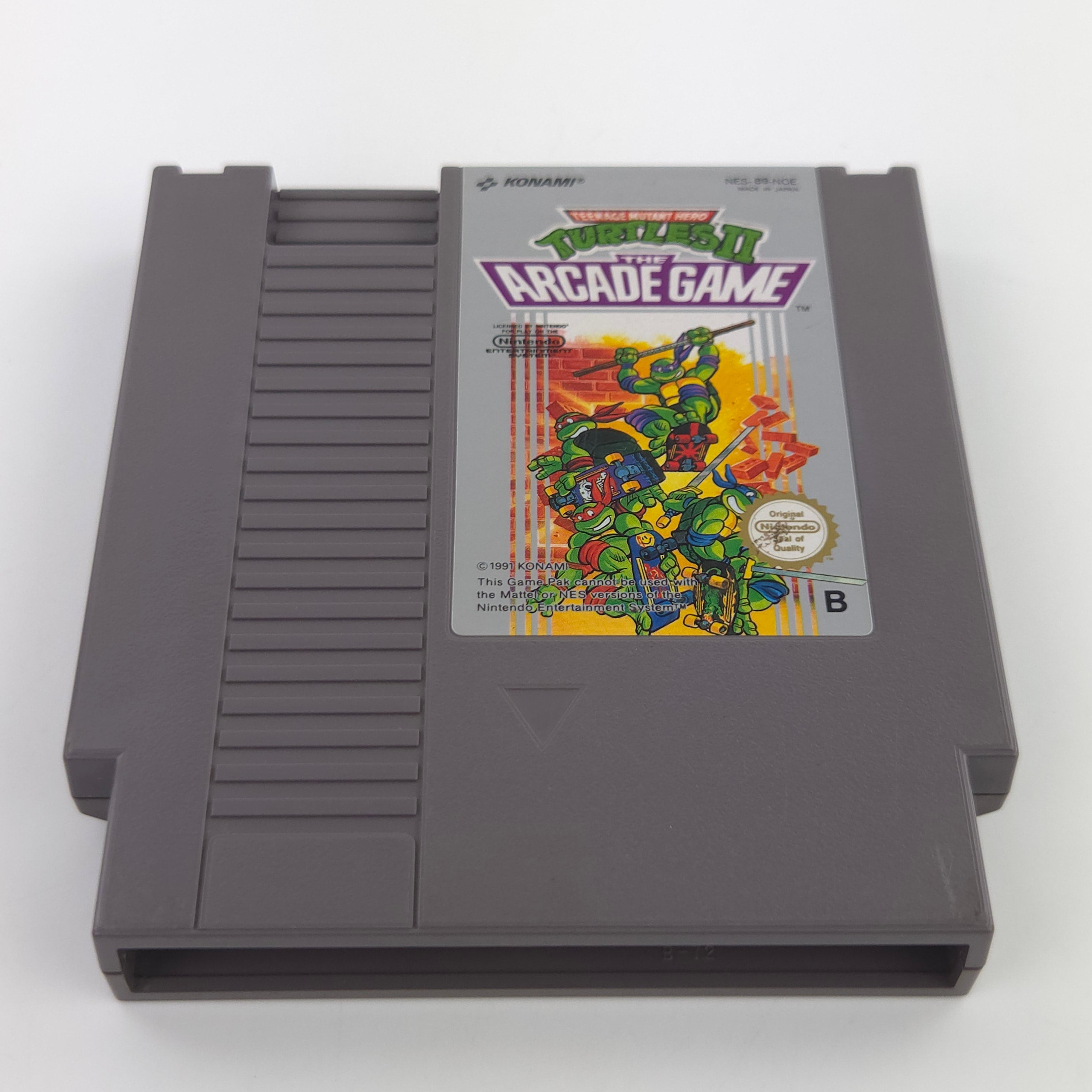 Nintendo NES Spiel Turtles II The Arcade Game Schutzhülle
