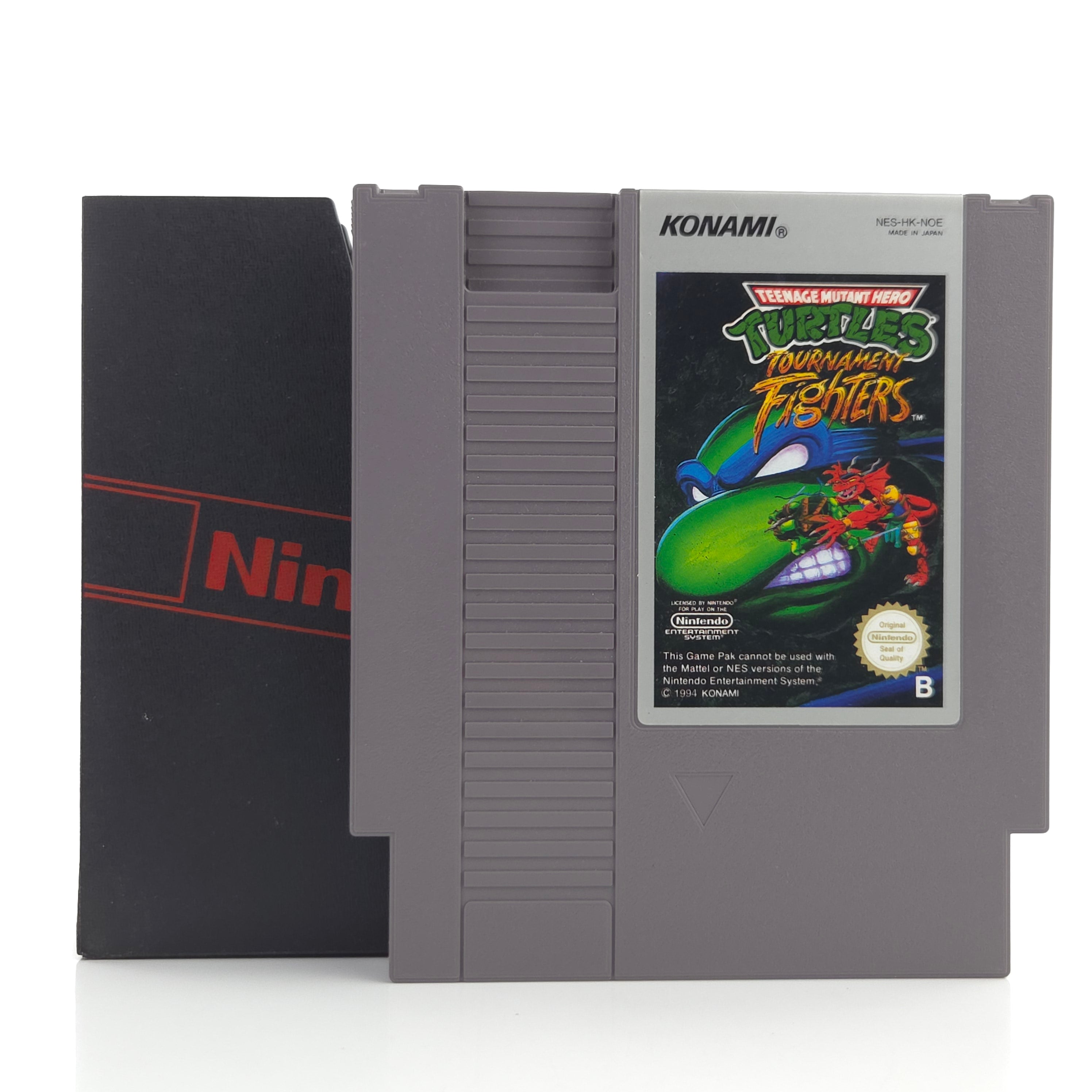 NES Spiel Turtles Tournament Fighters Modul Schuber NOE