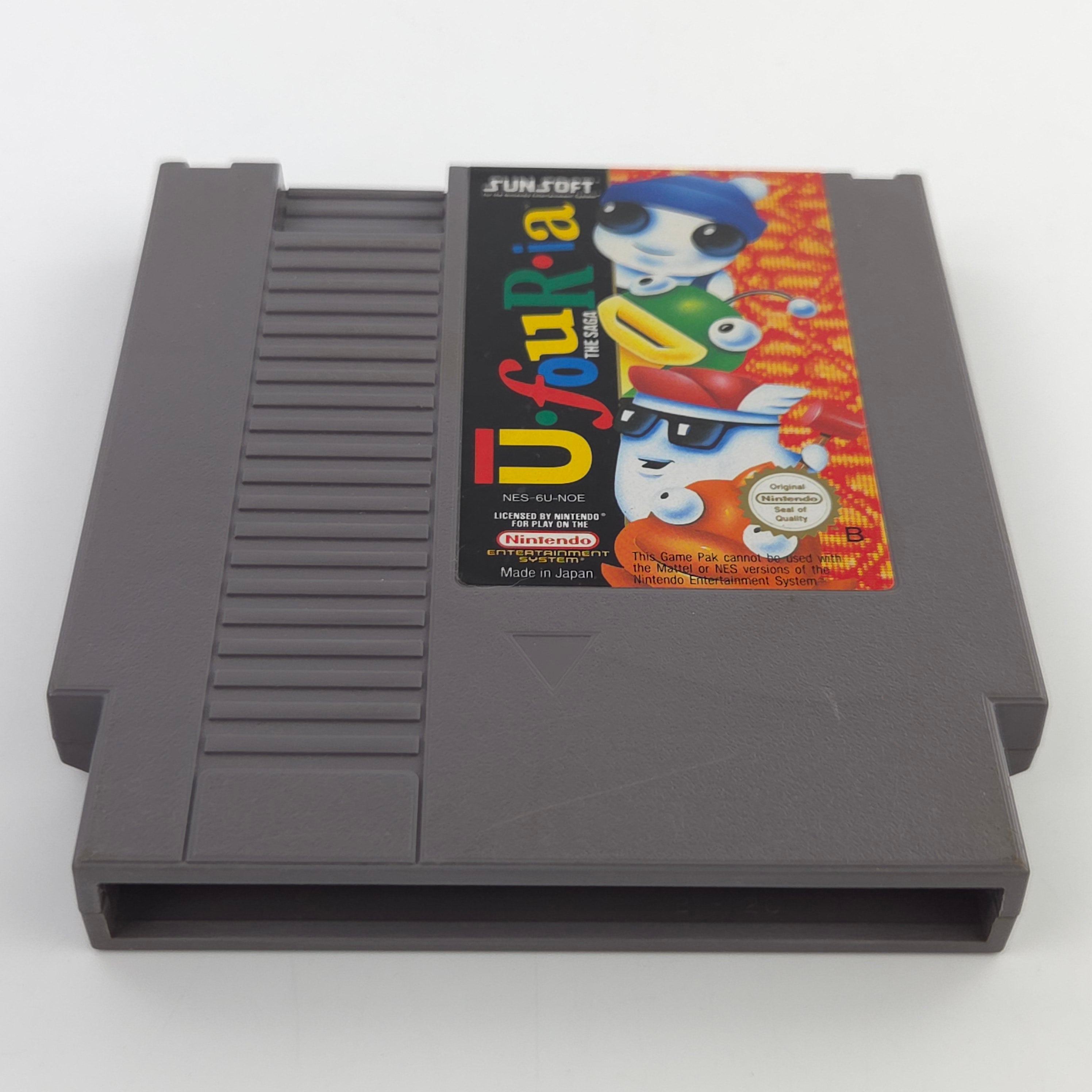 Nintendo NES Spiel Ufouria Modul Schutzhülle SUNSOFT PAL