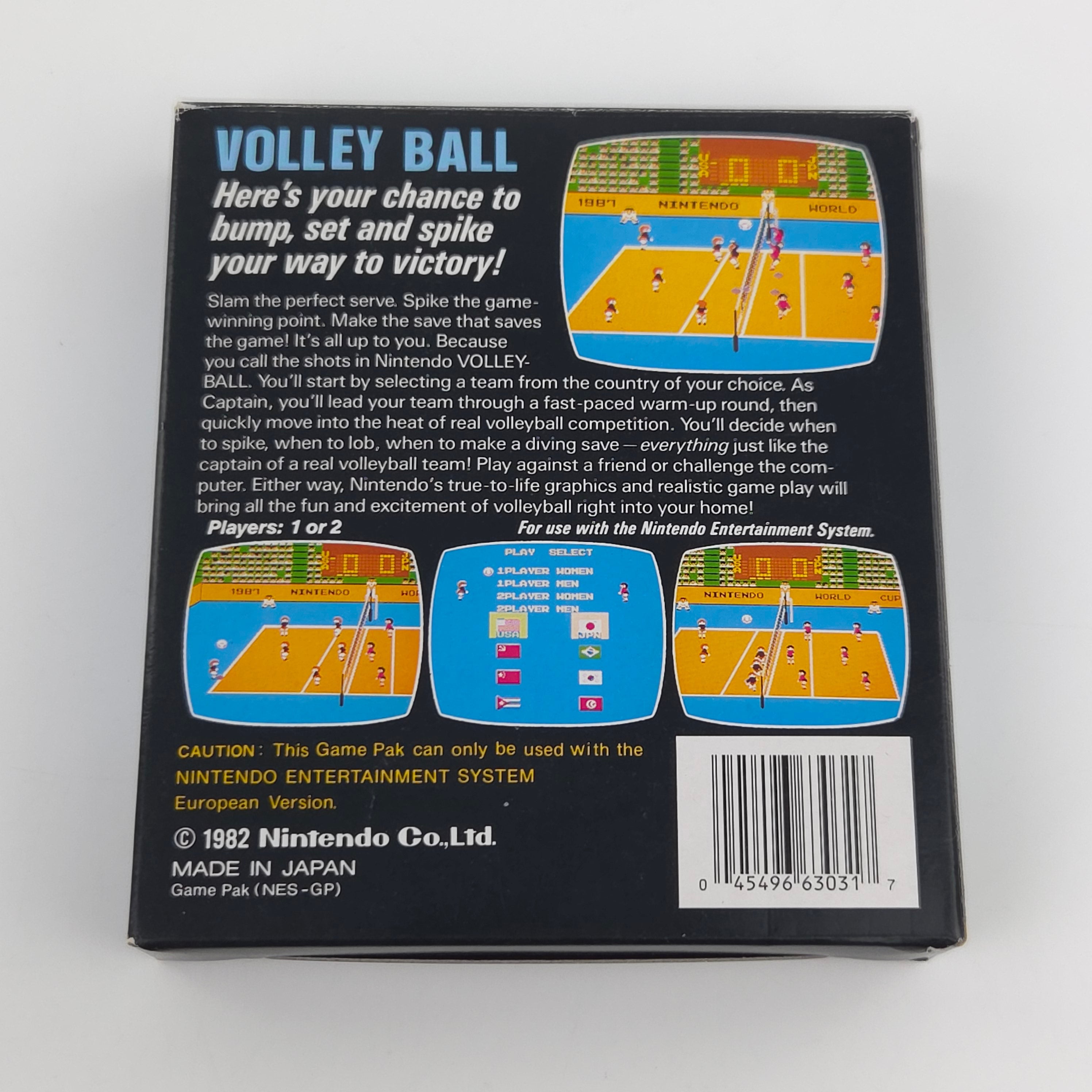 Nintendo NES Spiel – Volley Ball (OVP PAL)
