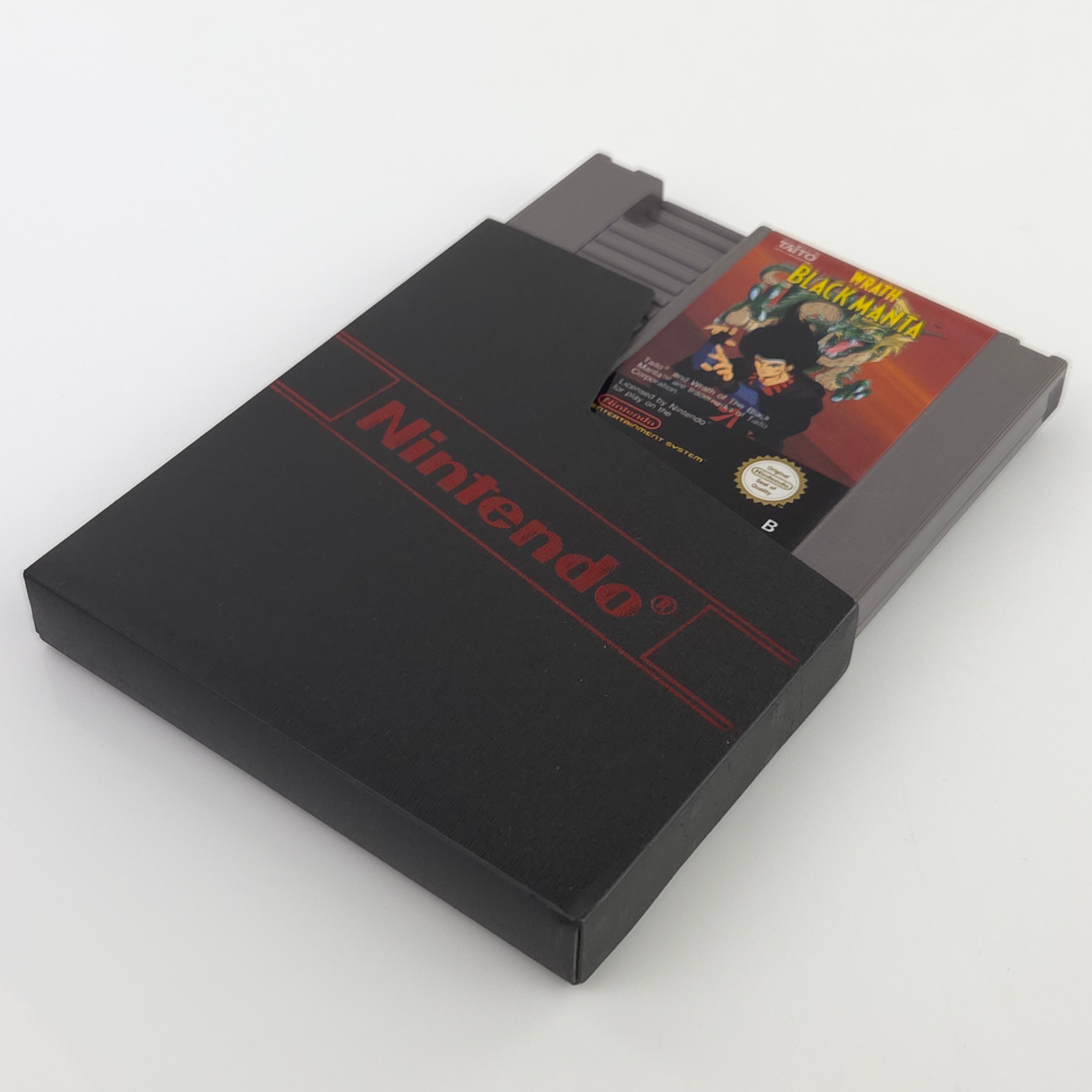 NES Spiel Wrath of the Black Manta Modul Schuber PAL-B