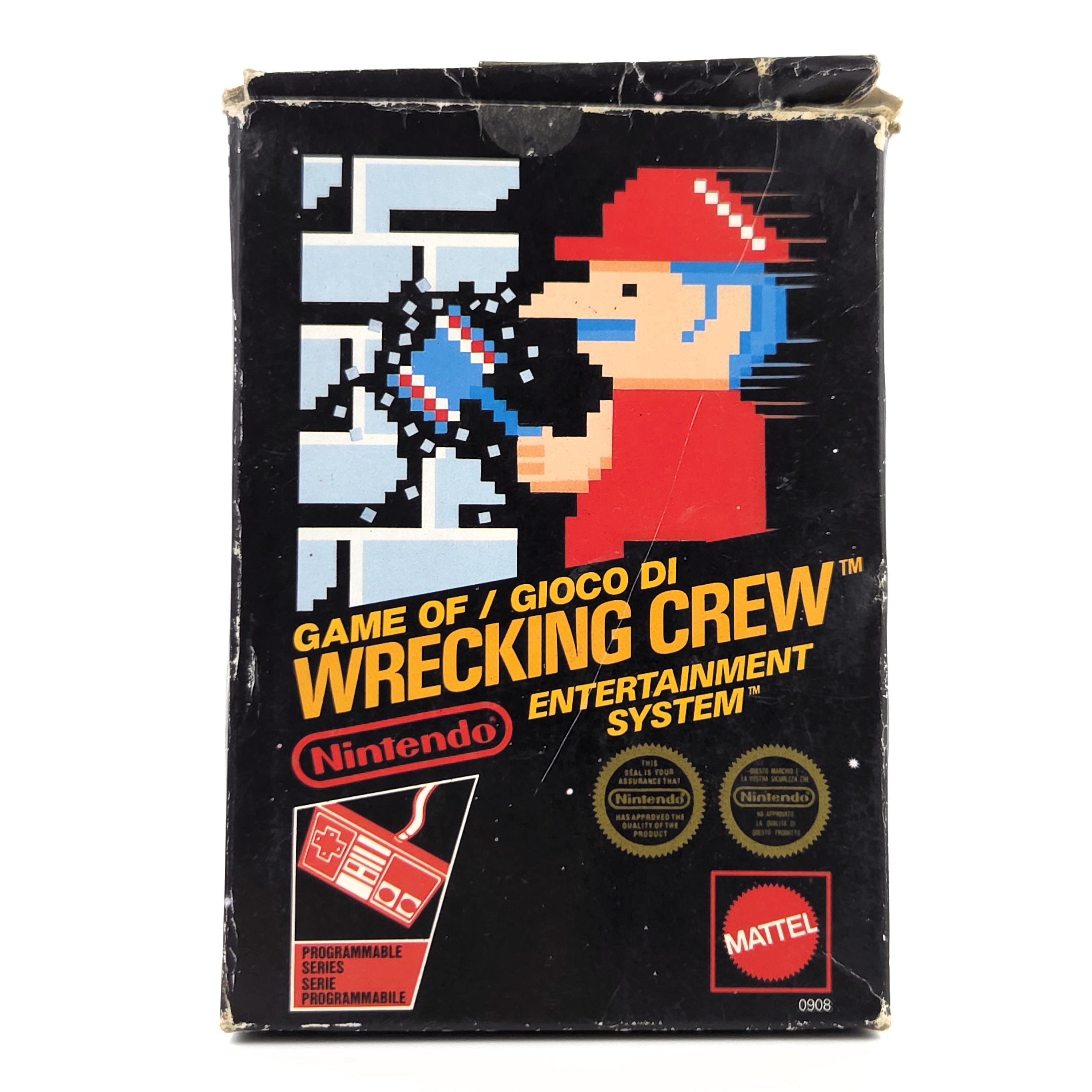 Nintendo NES Spiel Wrecking Crew OVP PAL Mattel
