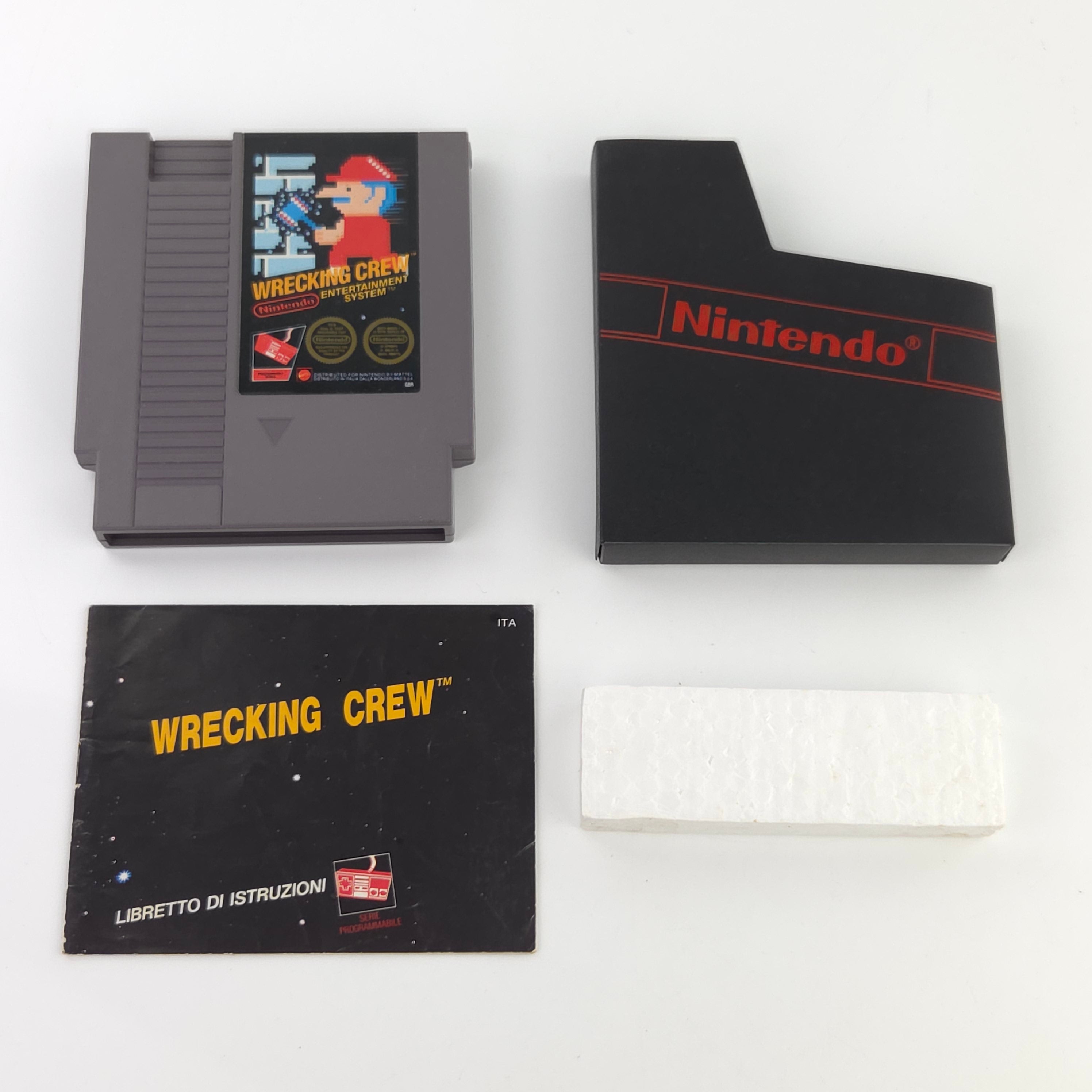 Nintendo NES Spiel Wrecking Crew OVP PAL Mattel