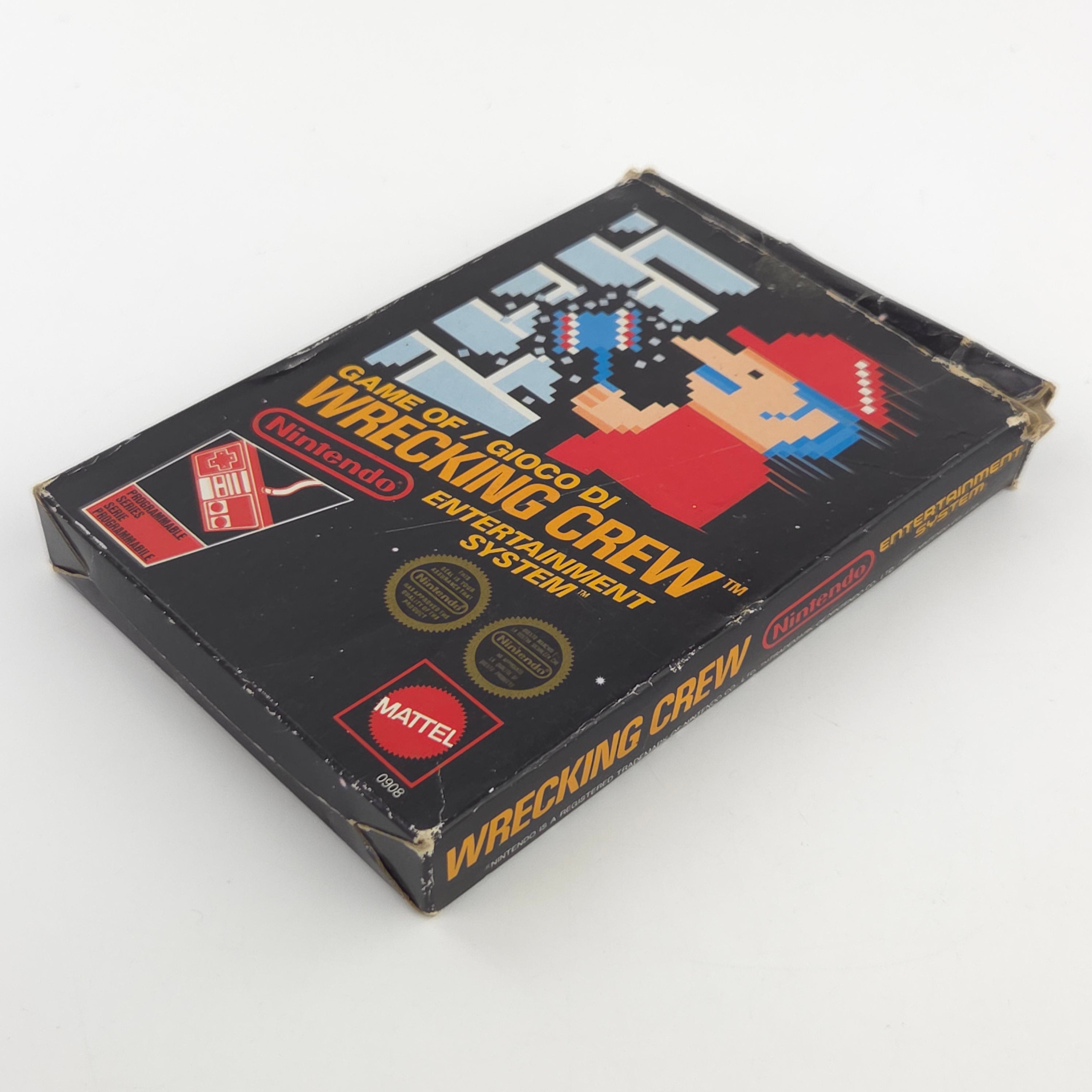 Nintendo NES Spiel Wrecking Crew OVP PAL Mattel