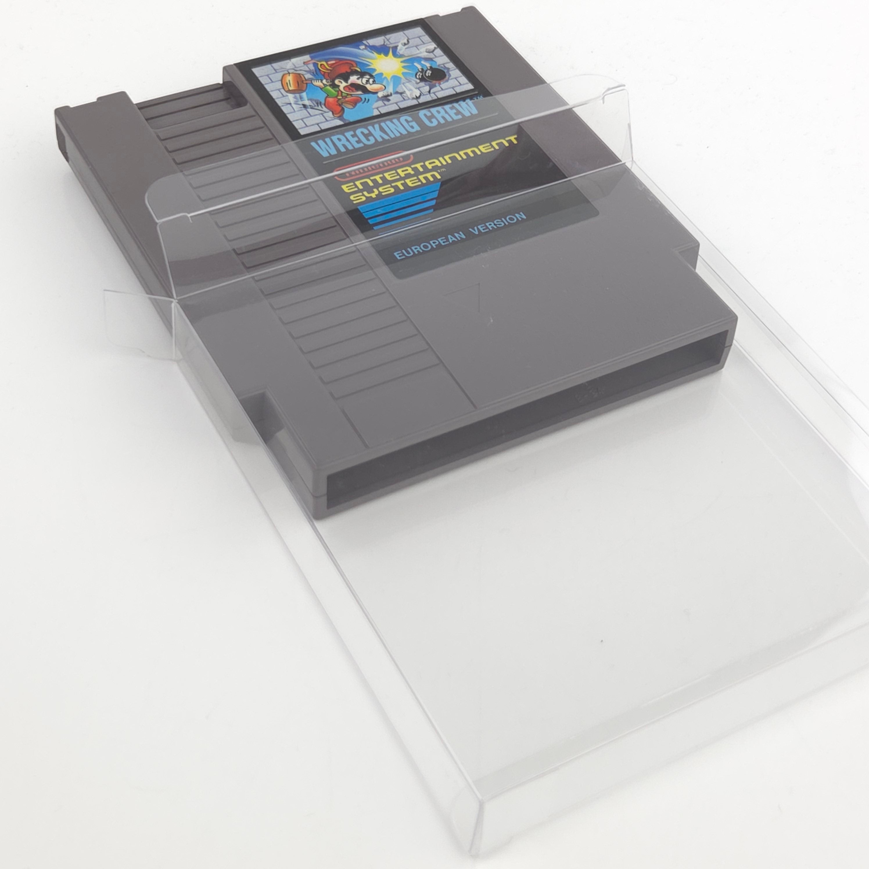 Nintendo NES Spiel Wrecking Crew Modul Schutzhülle PAL