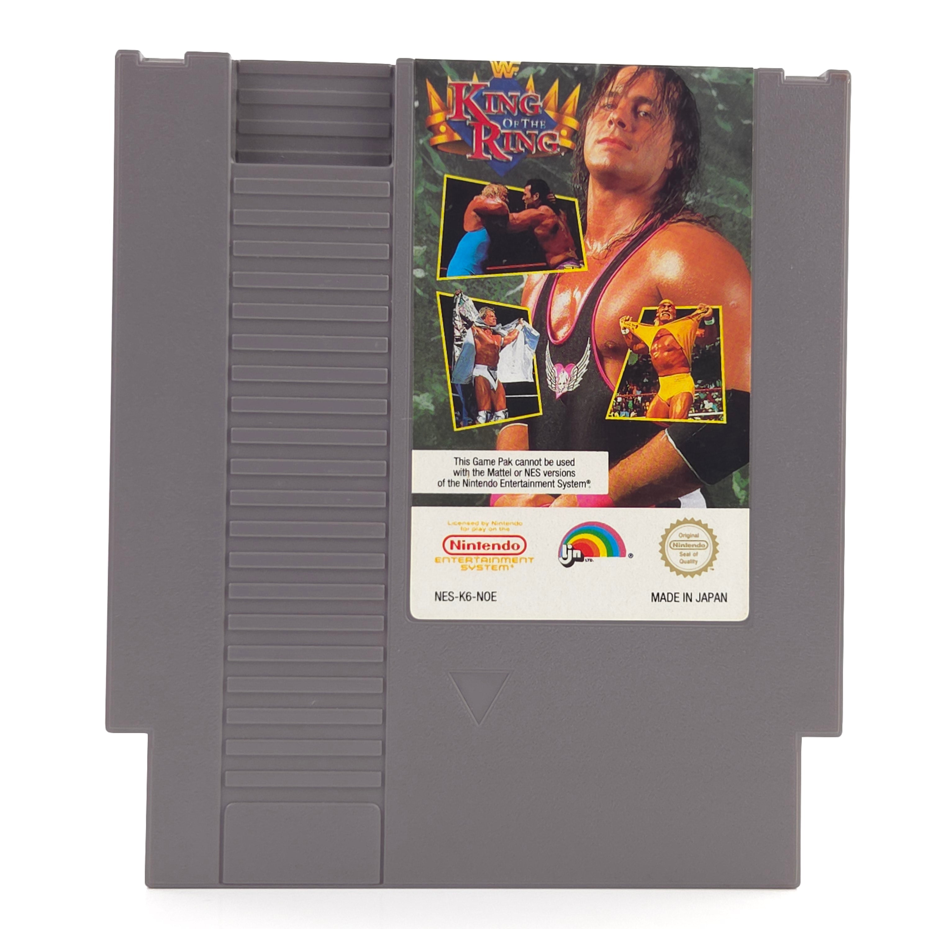 NES Spiel WWF King of the Ring Modul Schutzhülle NOE