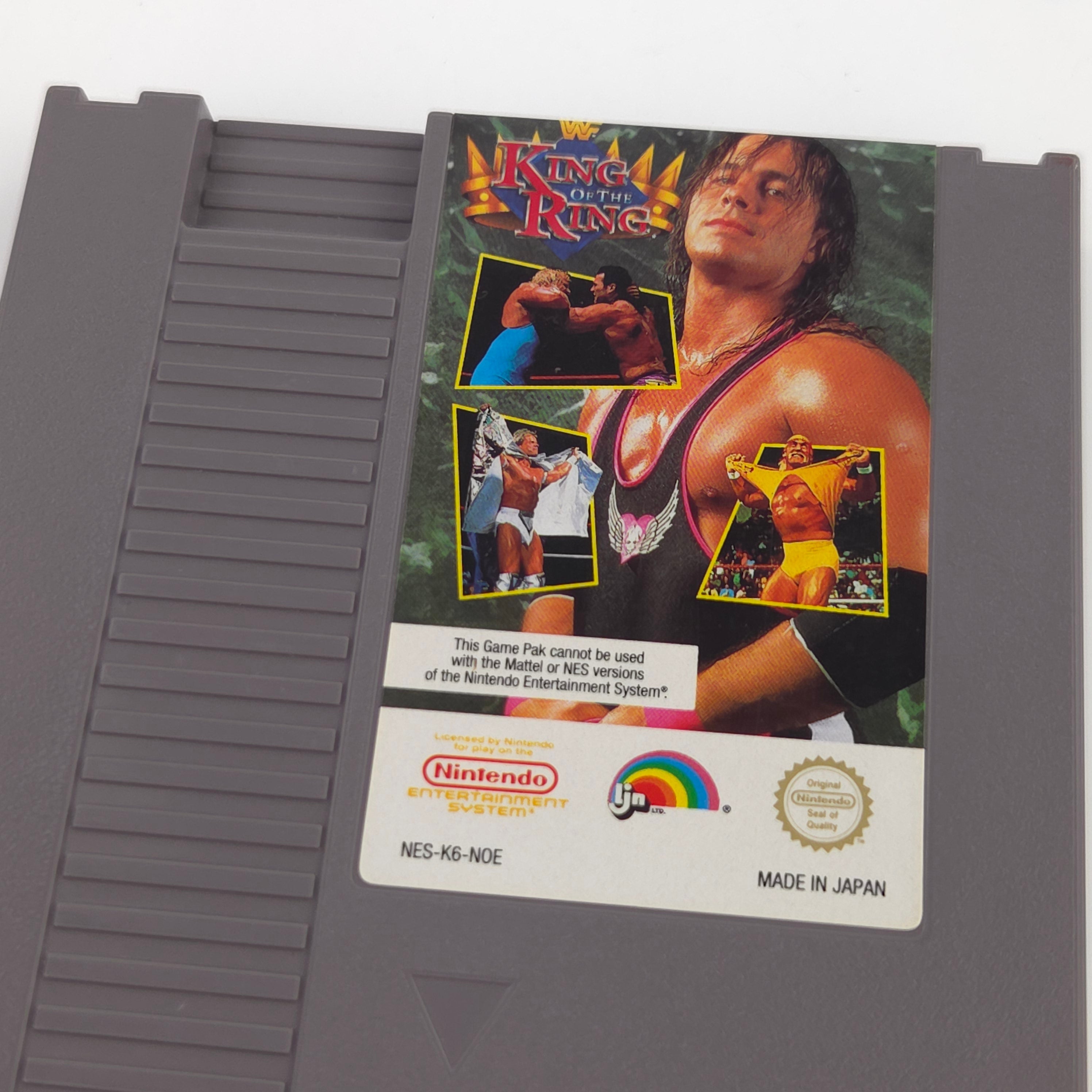 NES Spiel WWF King of the Ring Modul Schutzhülle NOE