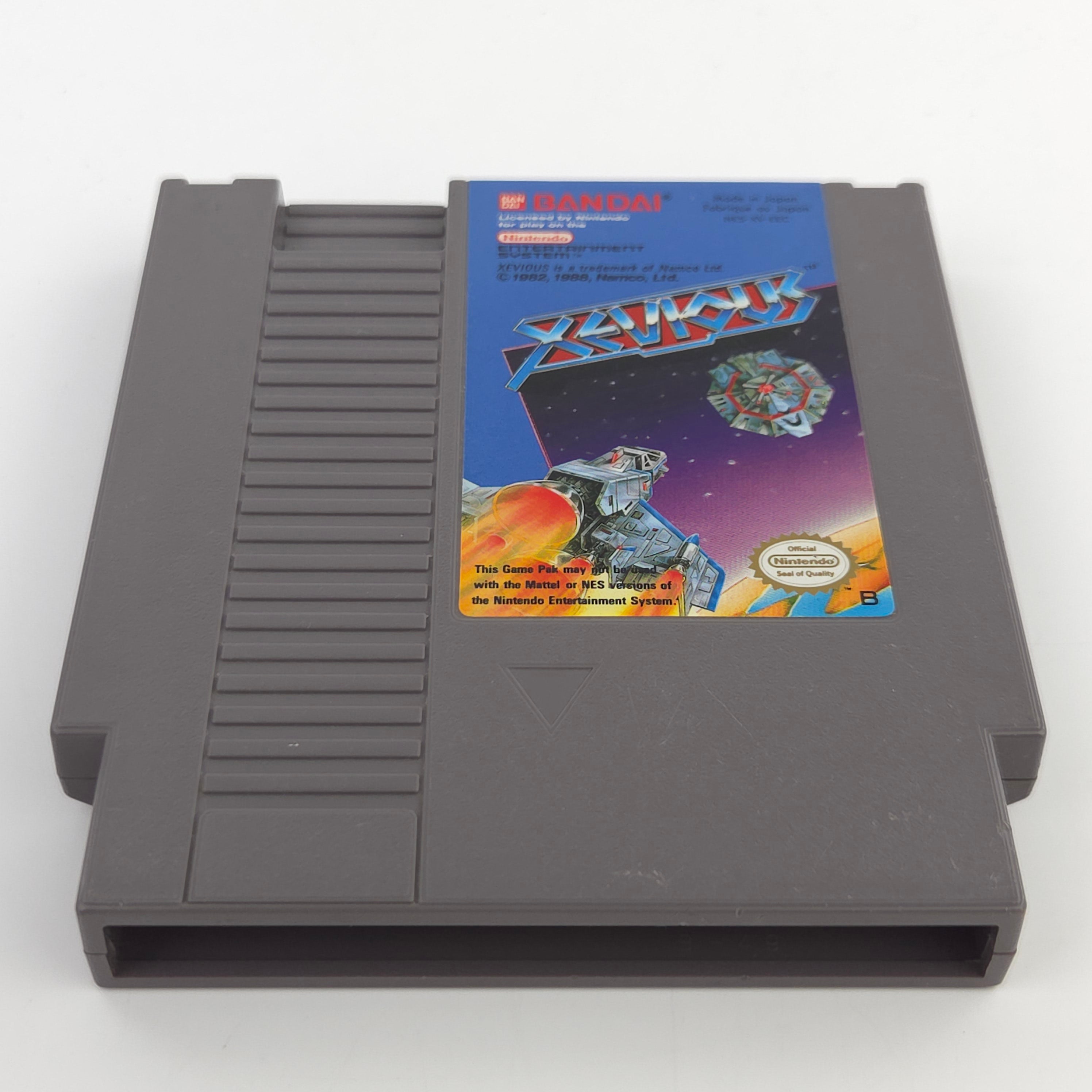 Nintendo NES Spiel Xevious Modul Schutzhülle Bandai EEC