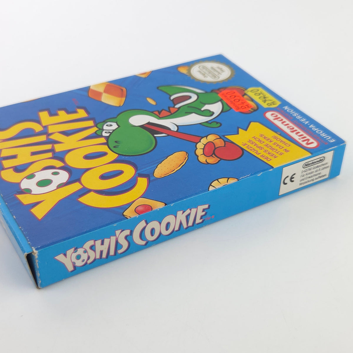 Nintendo NES Spiel Yoshi Cookie OVP PAL NOE