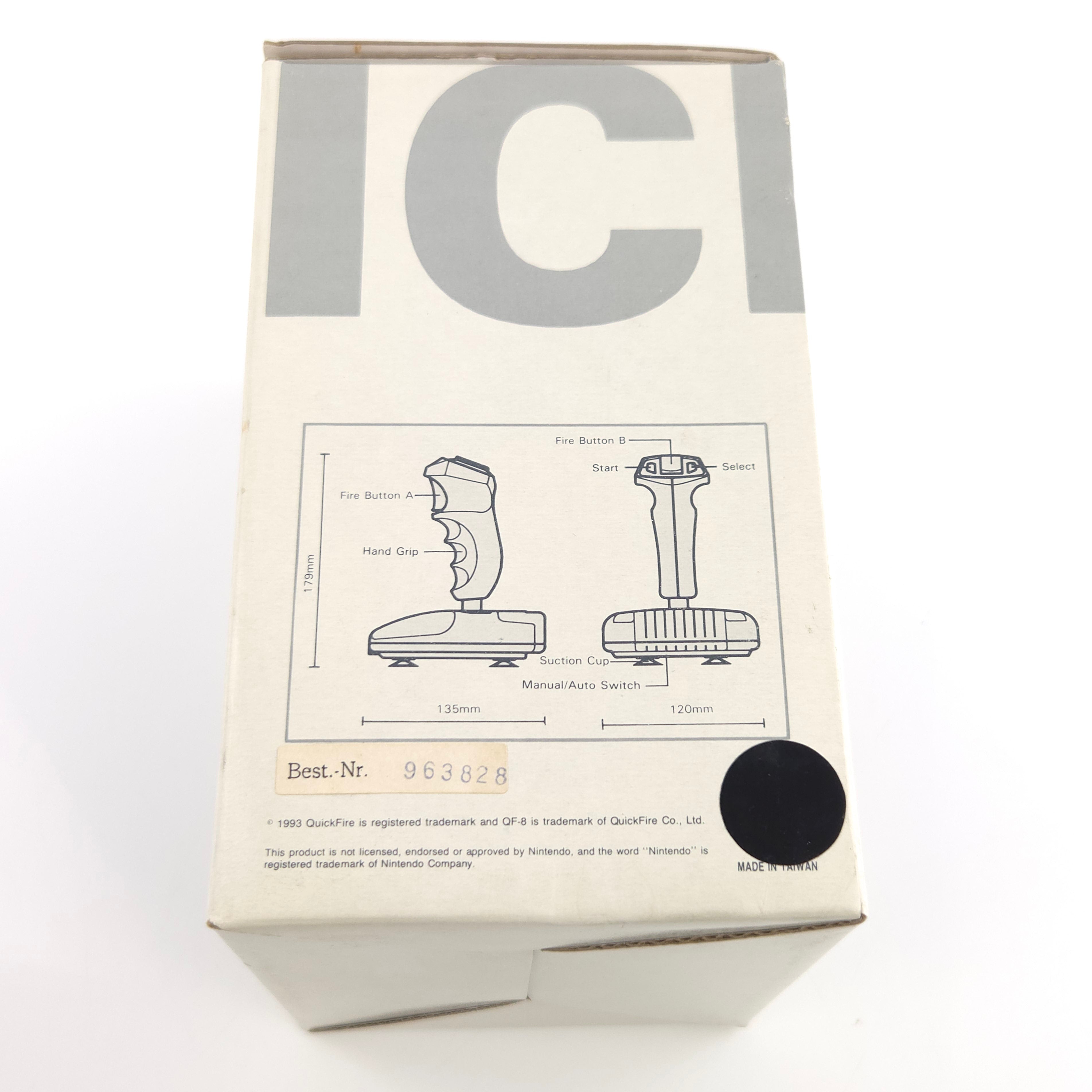 Nintendo NES Zubehör – Quickfire QF-8 Joystick Controller OVP