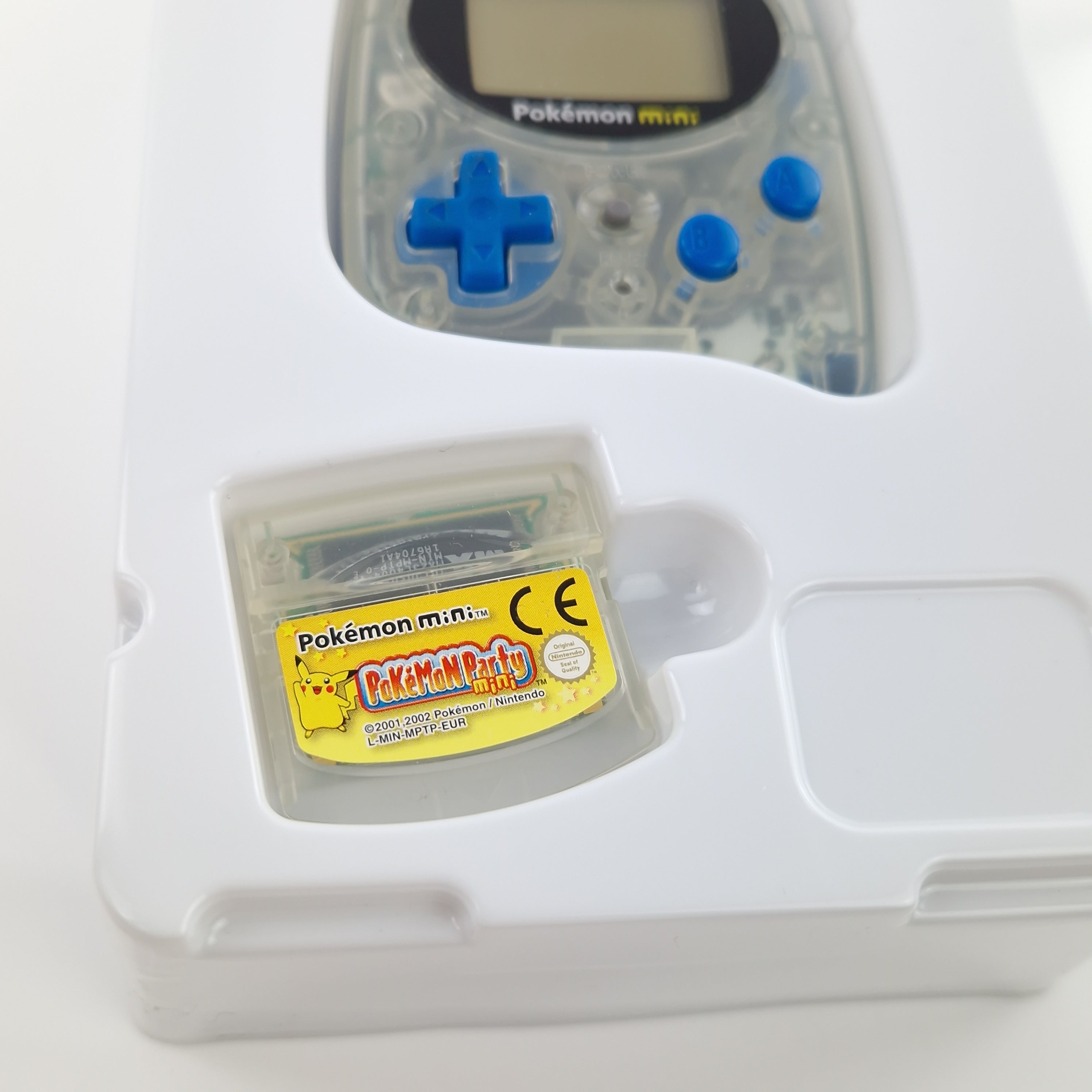 Nintendo Pokemon Mini Konsole Blau inkl. Pokemon Party OVP PAL
