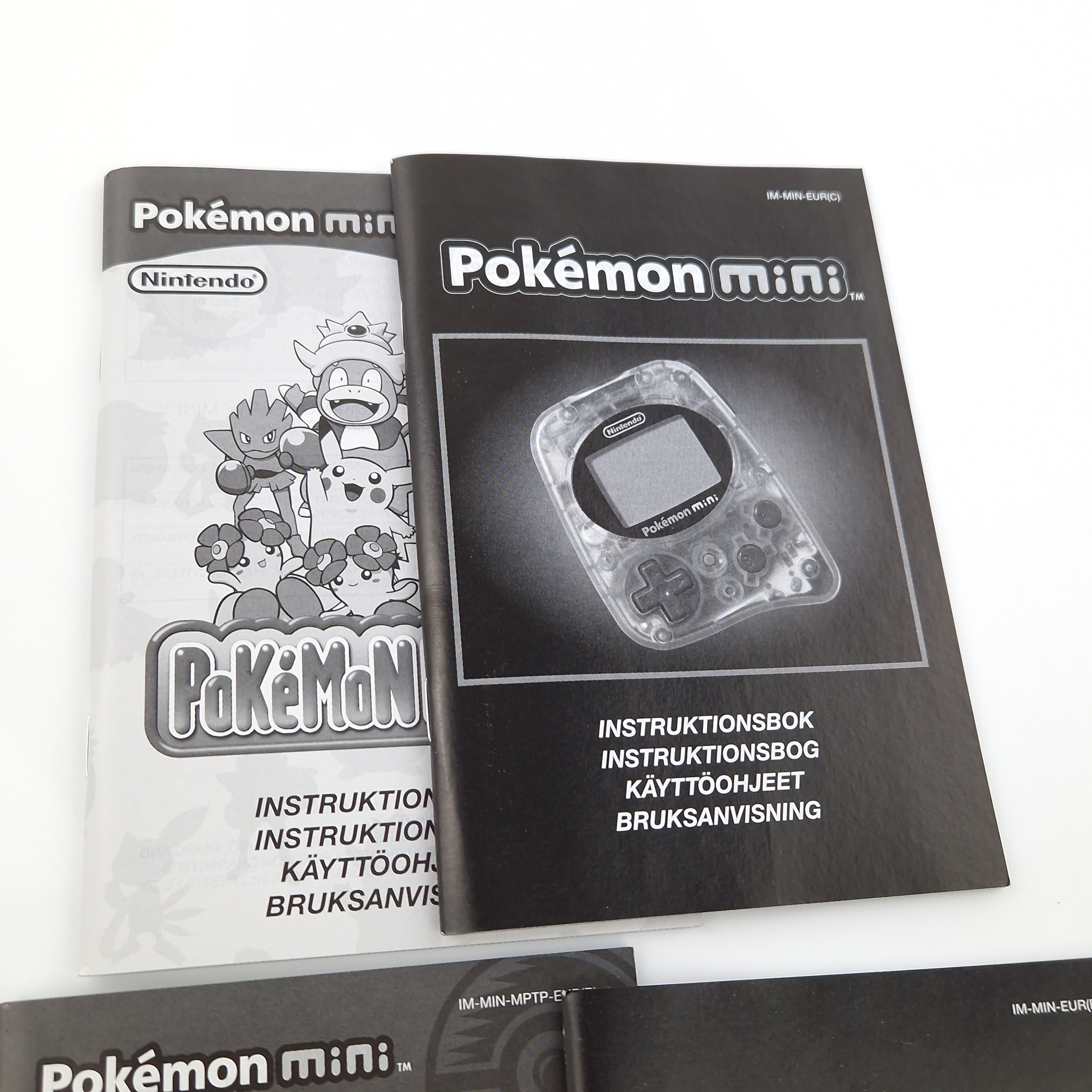 Nintendo Pokemon Mini Konsole Blau inkl. Pokemon Party OVP PAL