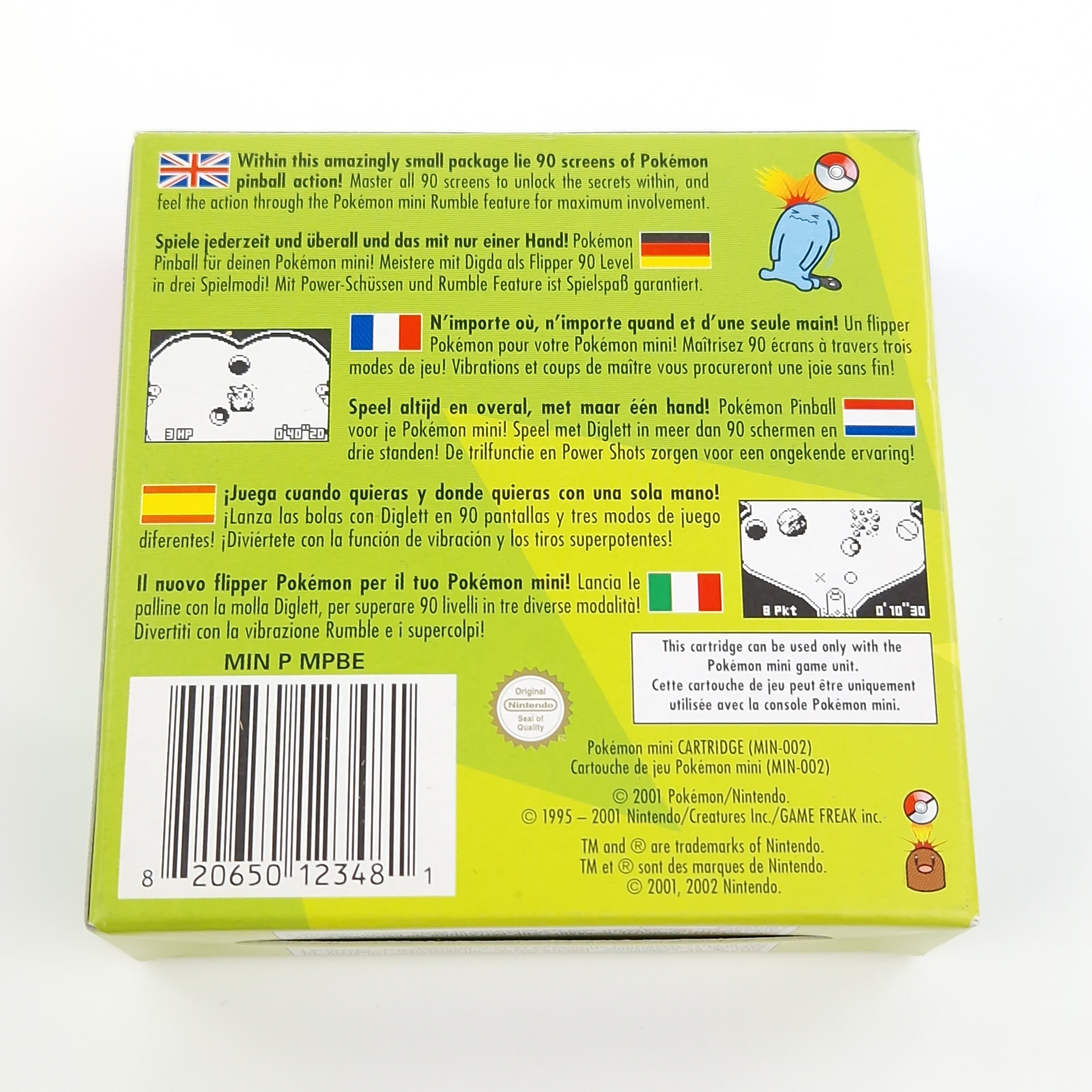 Nintendo Pokemon Mini Spiel – Pokemon Pinball Mini (OVP)