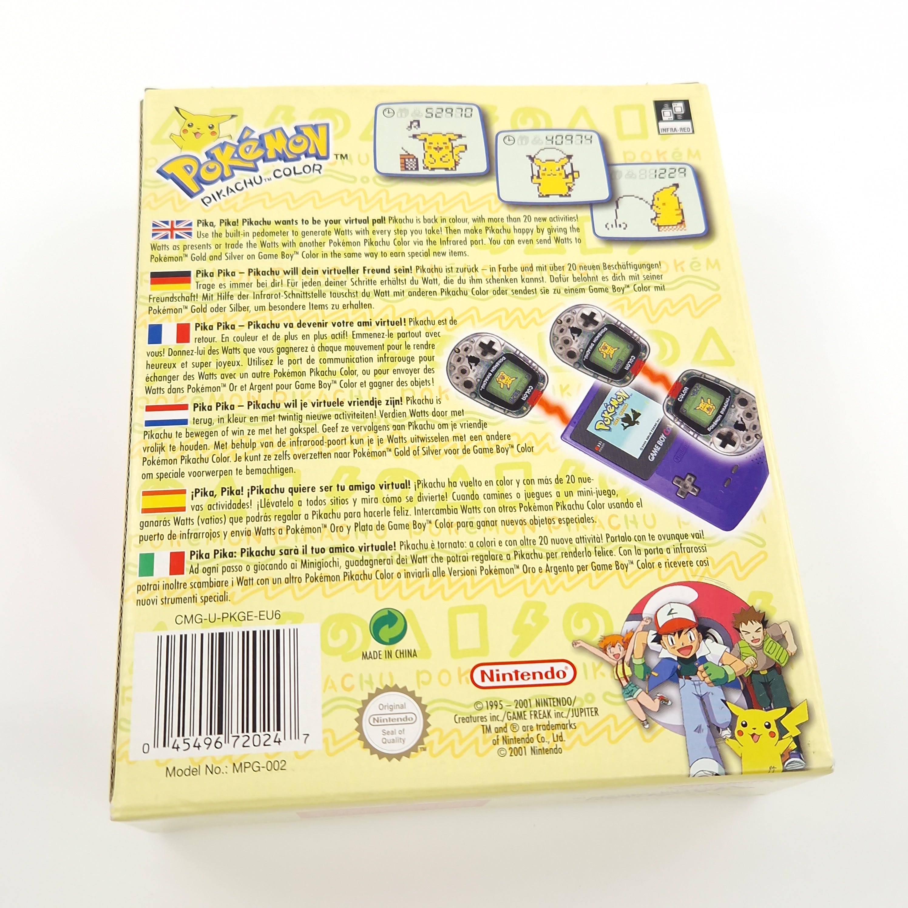 Nintendo Konsole – Pokemon Pikachu Color Tamagotchi Pedometer