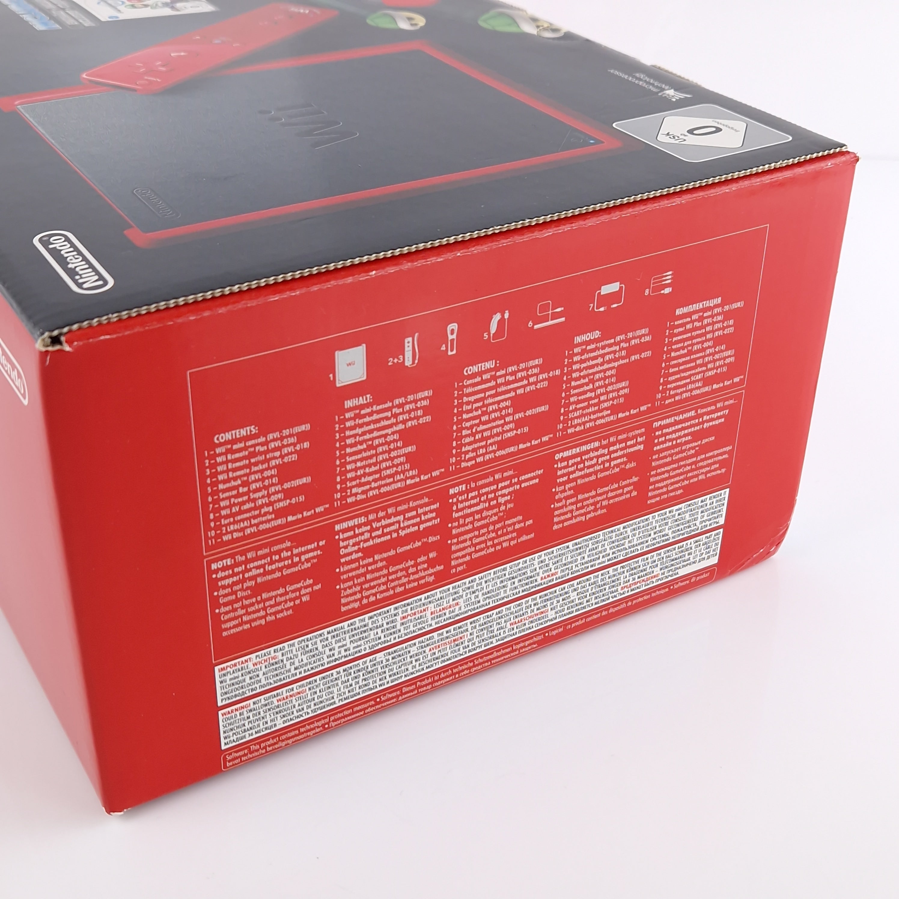 Nintendo Wii Mini Konsole Mario Kart Bundle Neu OVP